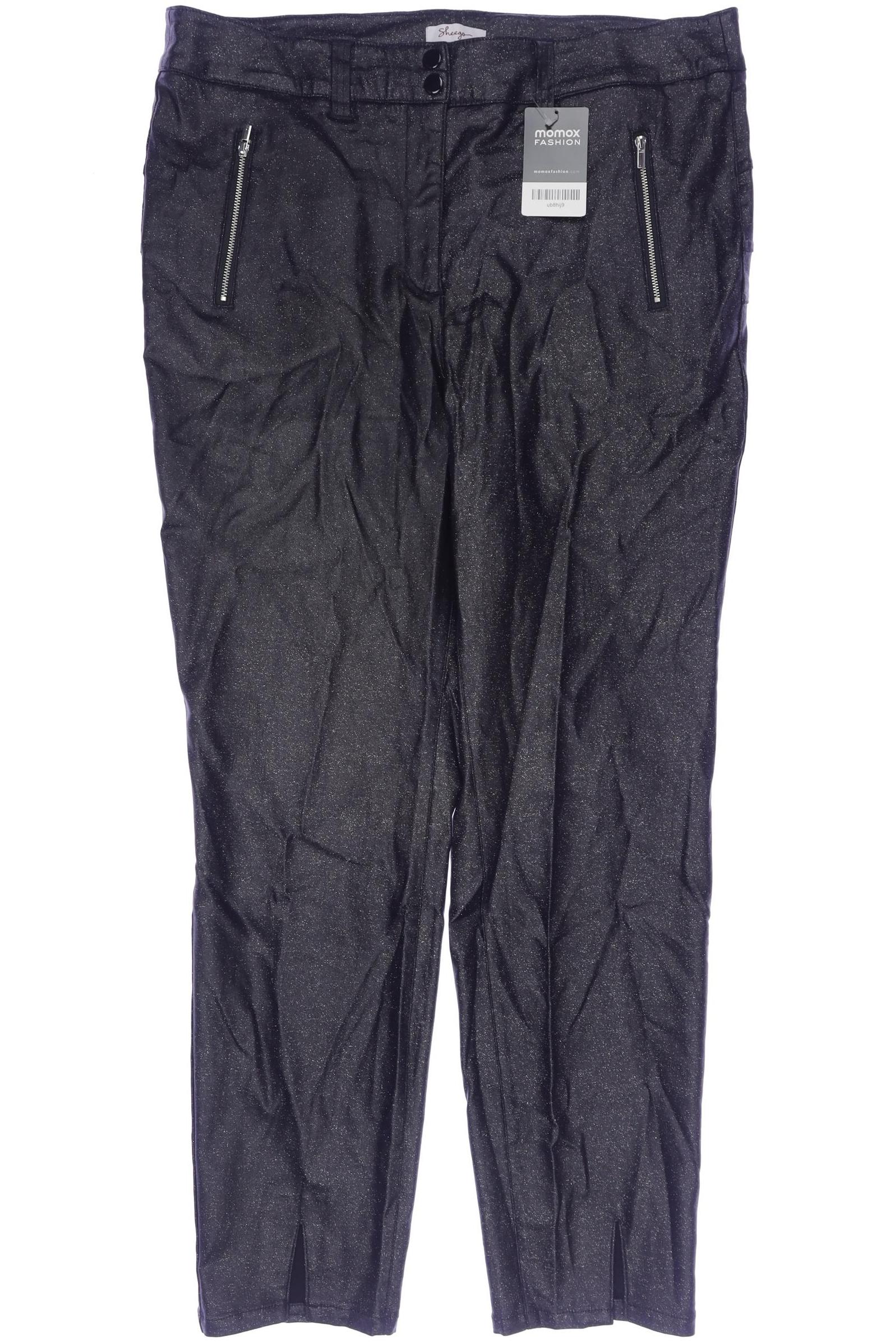 

sheego Damen Jeans, schwarz, Gr. 48