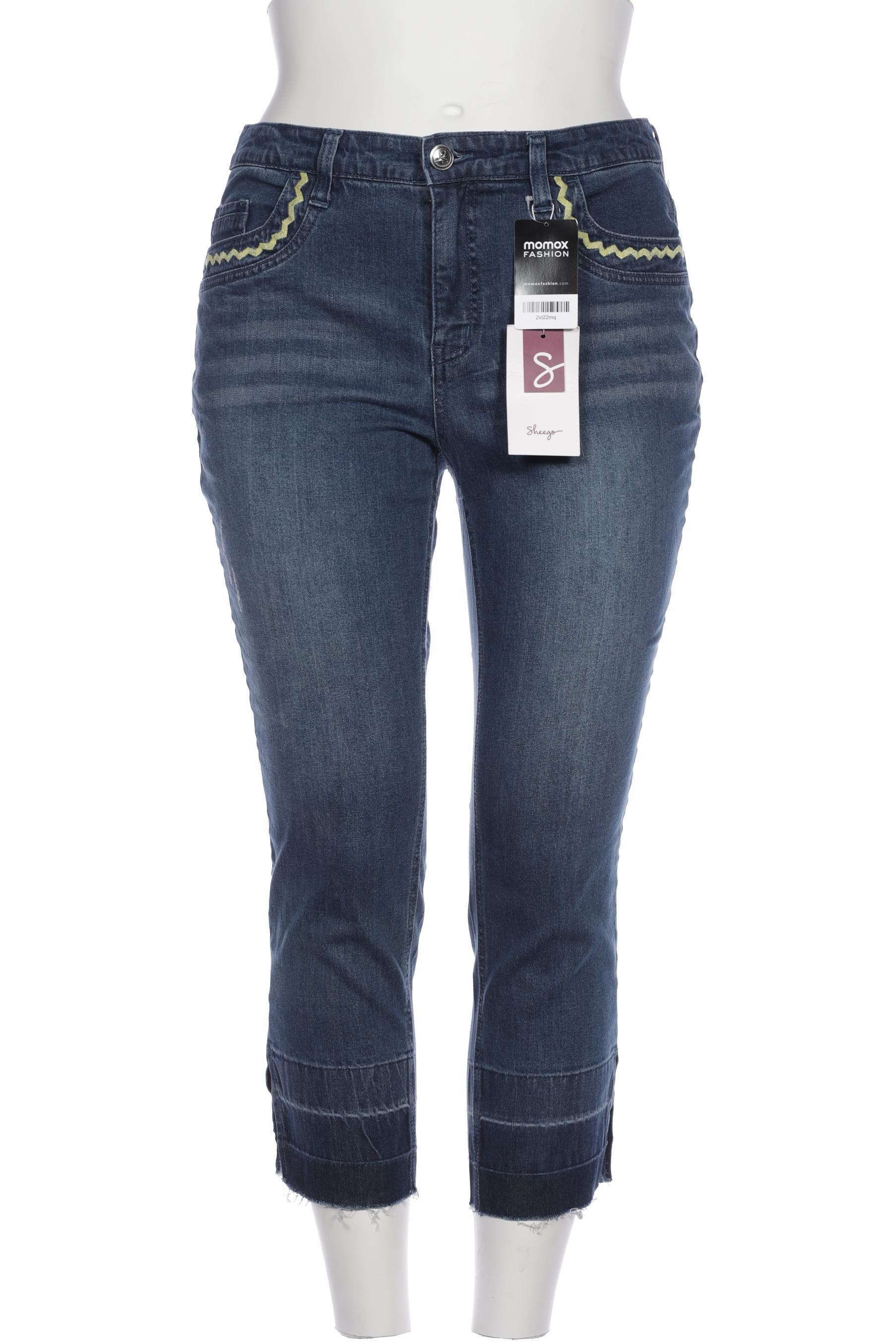 

sheego Damen Jeans, blau, Gr. 44