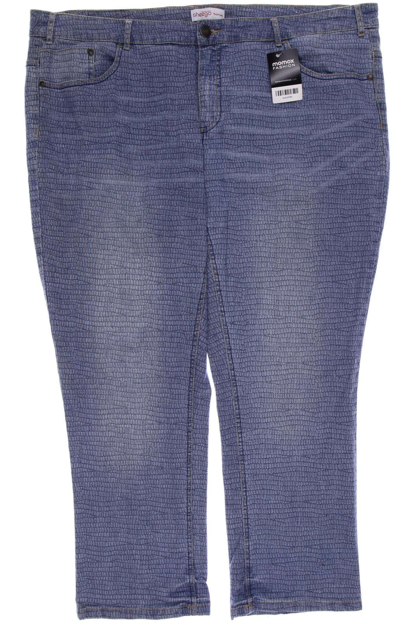 

sheego Damen Jeans, blau, Gr. 27
