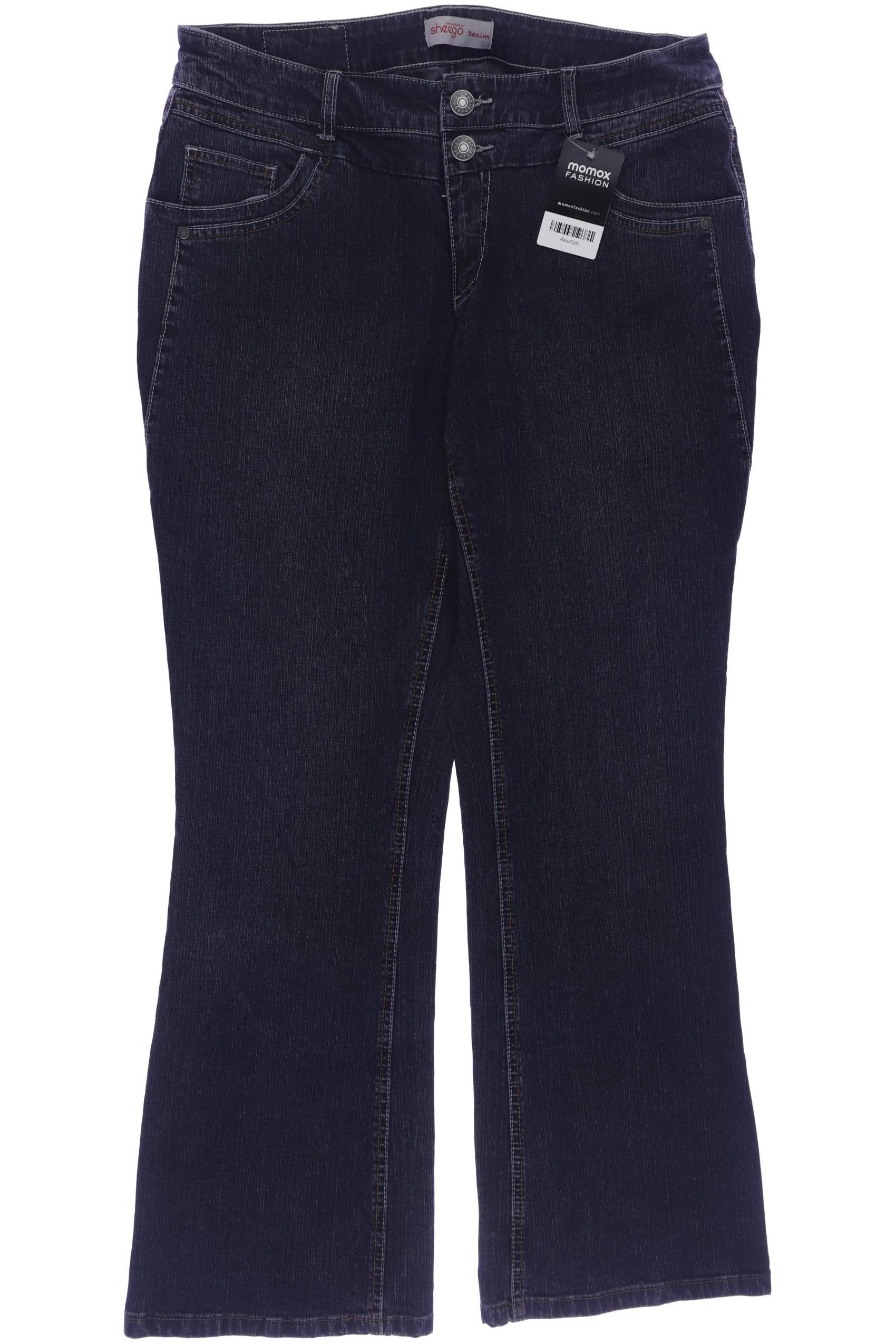 

sheego Damen Jeans, marineblau, Gr. 44