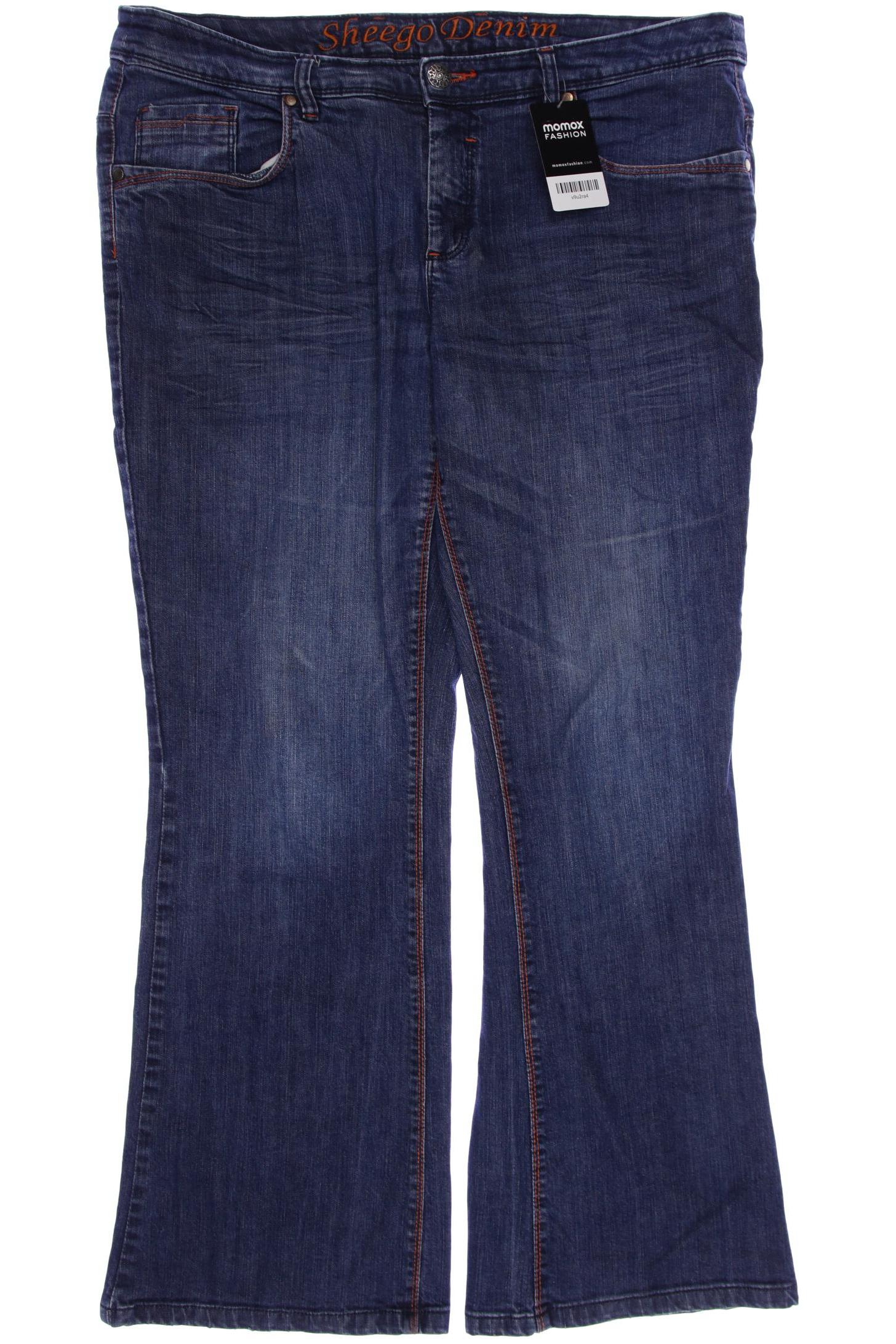 

sheego Damen Jeans, blau