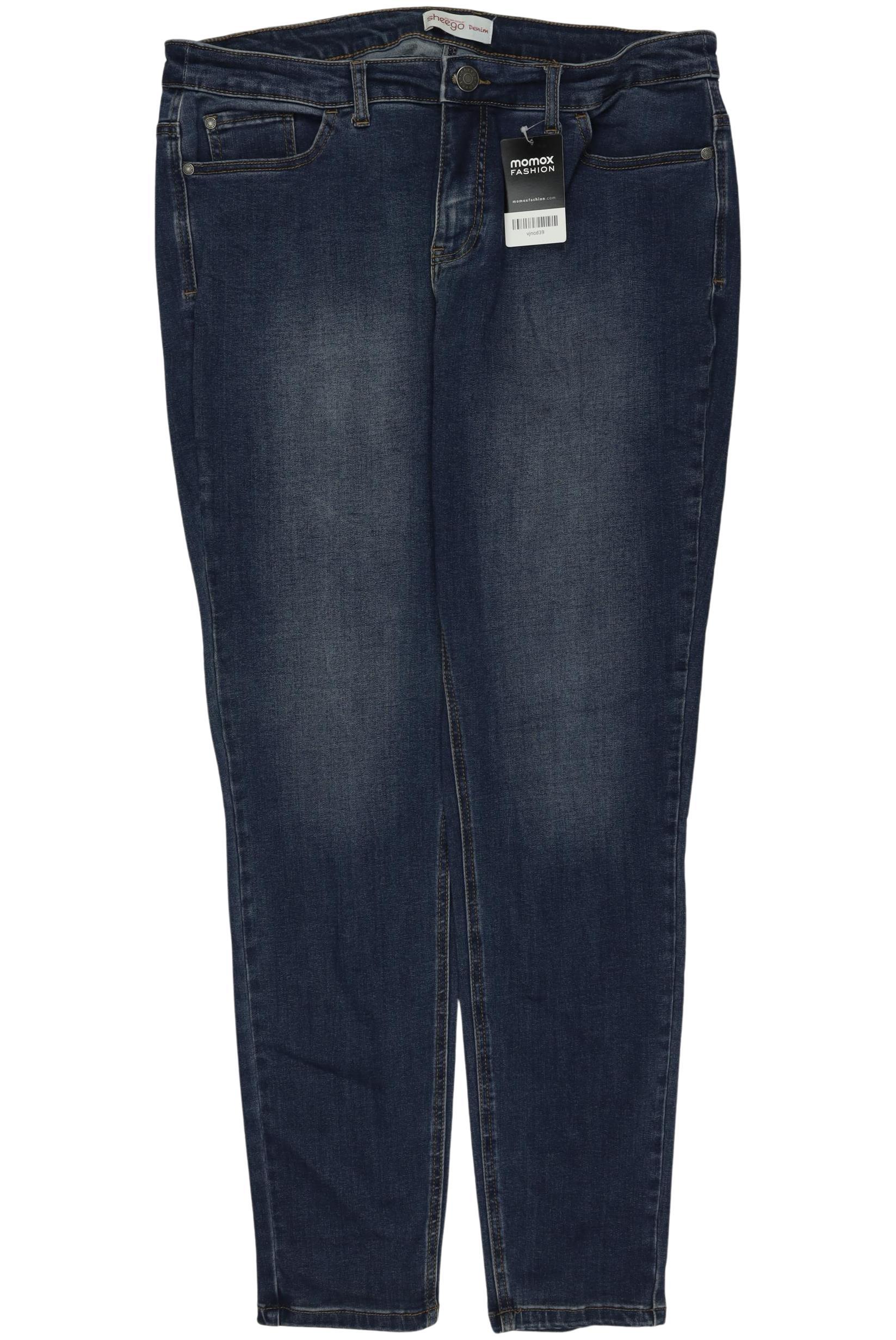 

sheego Damen Jeans, blau, Gr. 35