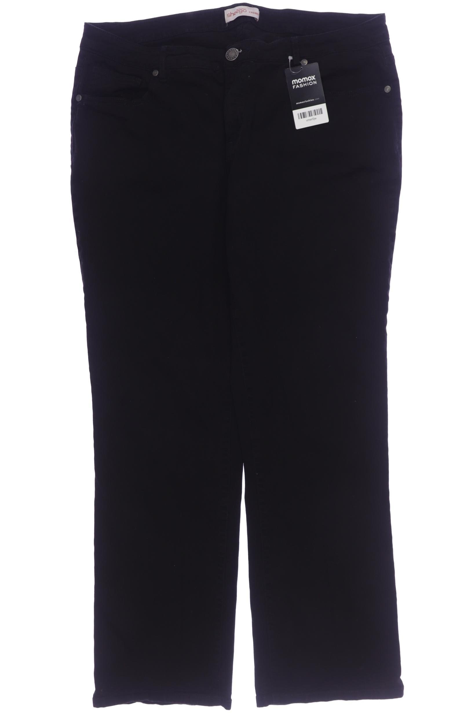 

sheego Damen Jeans, schwarz, Gr. 37