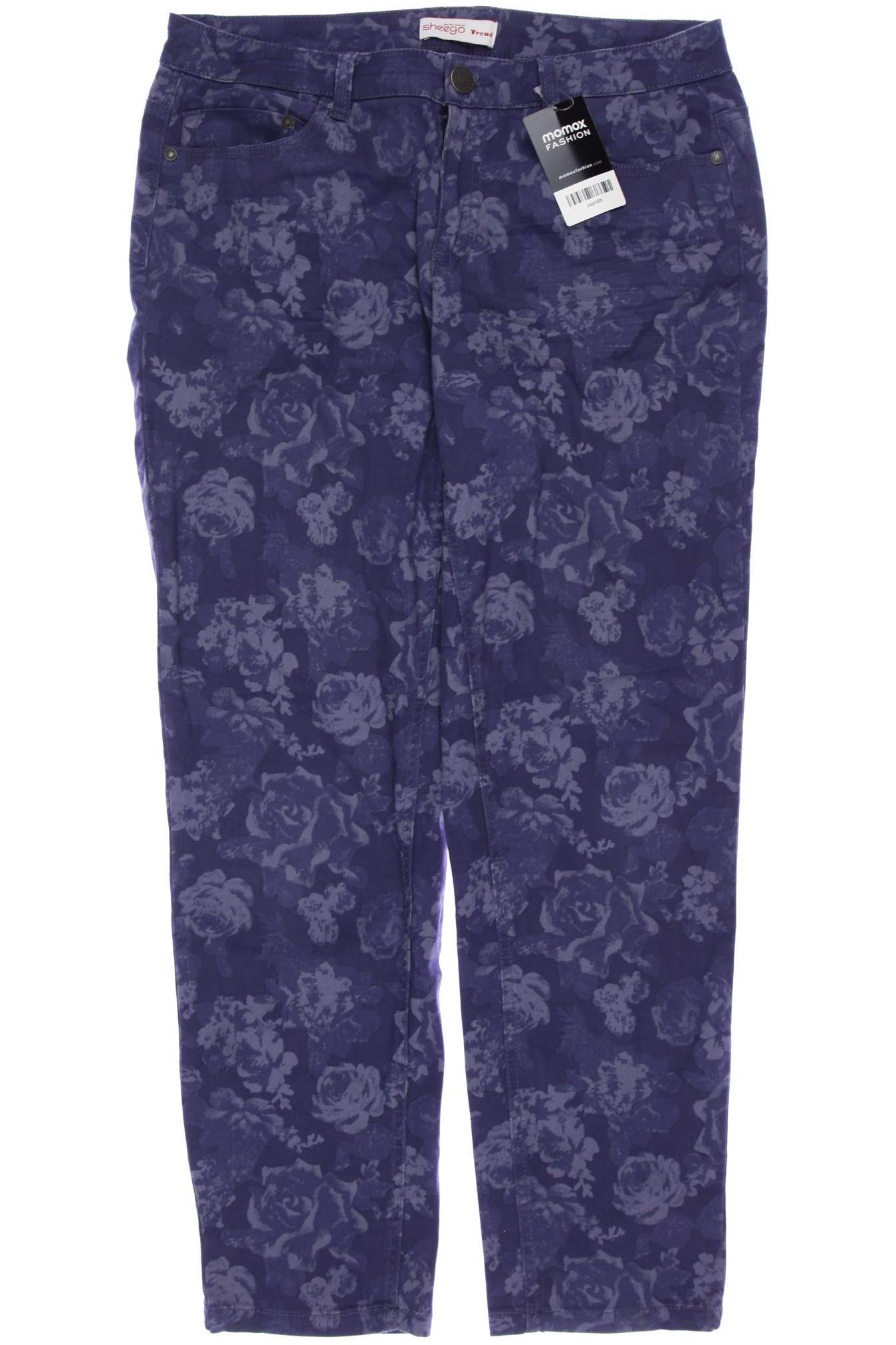 

sheego Damen Jeans, flieder, Gr. 21