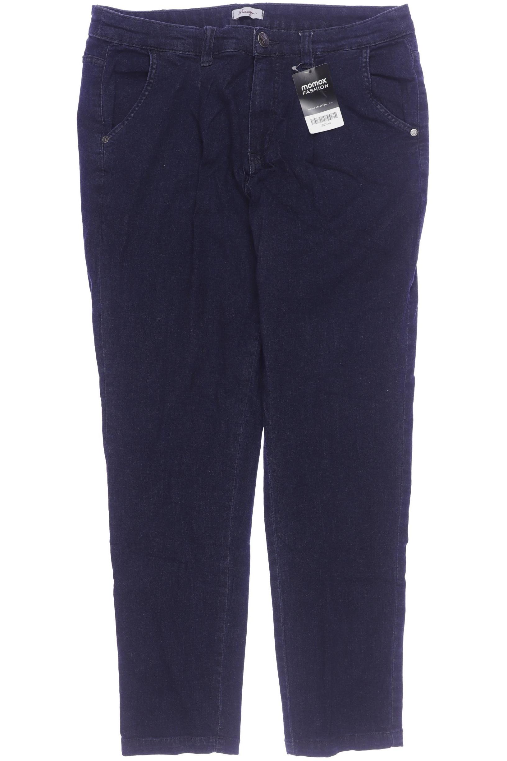 

sheego Damen Jeans, marineblau, Gr. 44