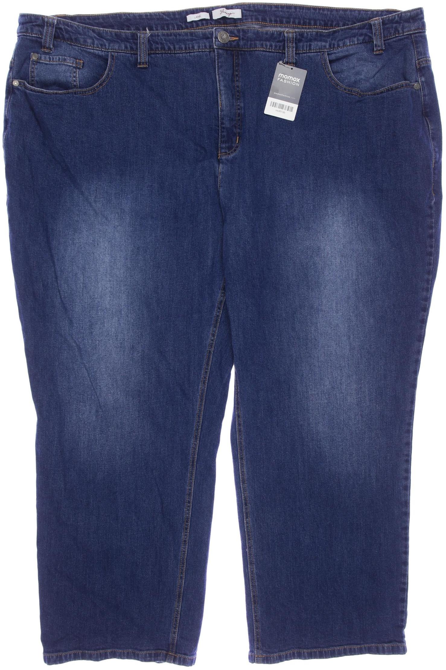 

sheego Damen Jeans, marineblau, Gr. 44
