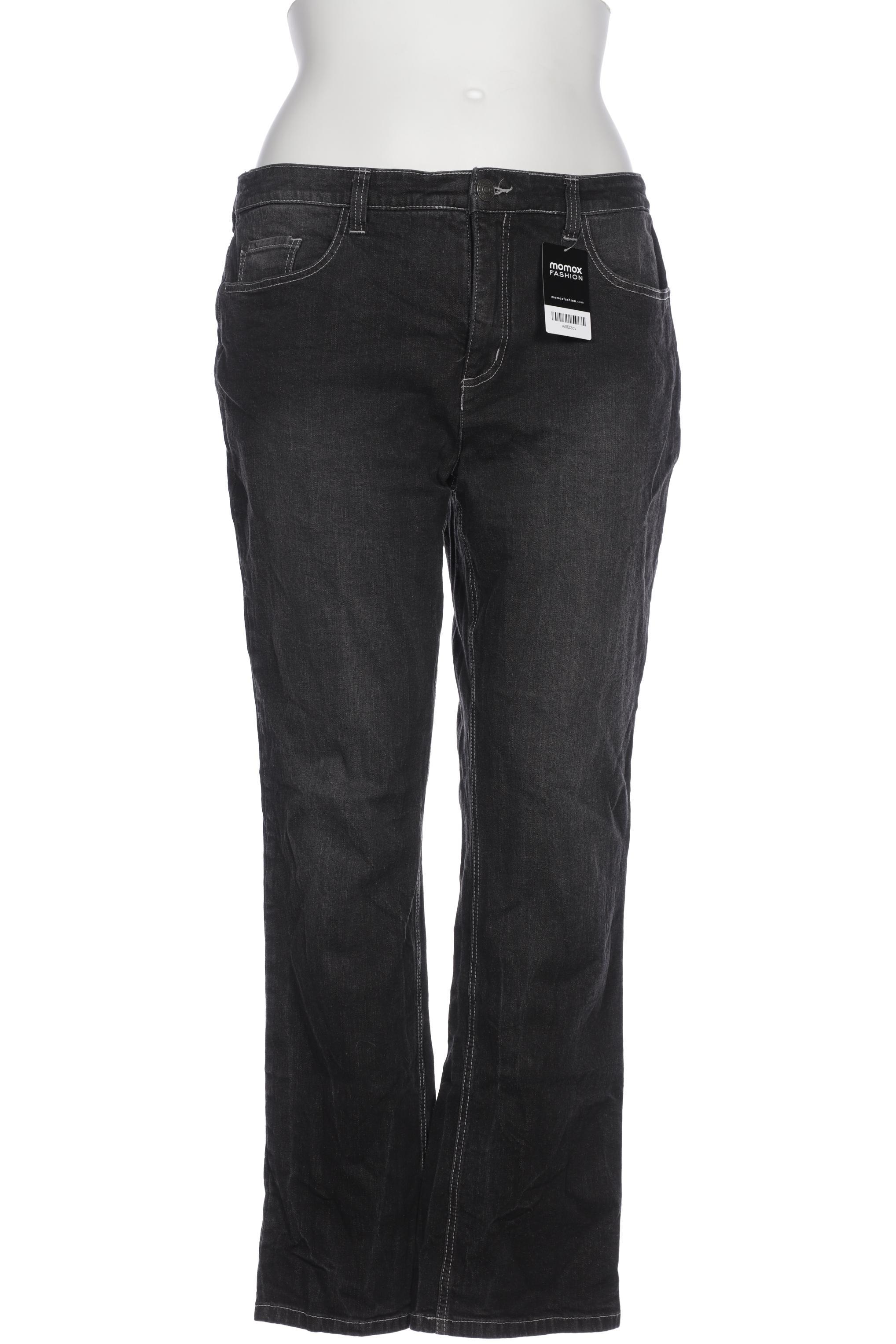 

sheego Damen Jeans, grau, Gr. 46