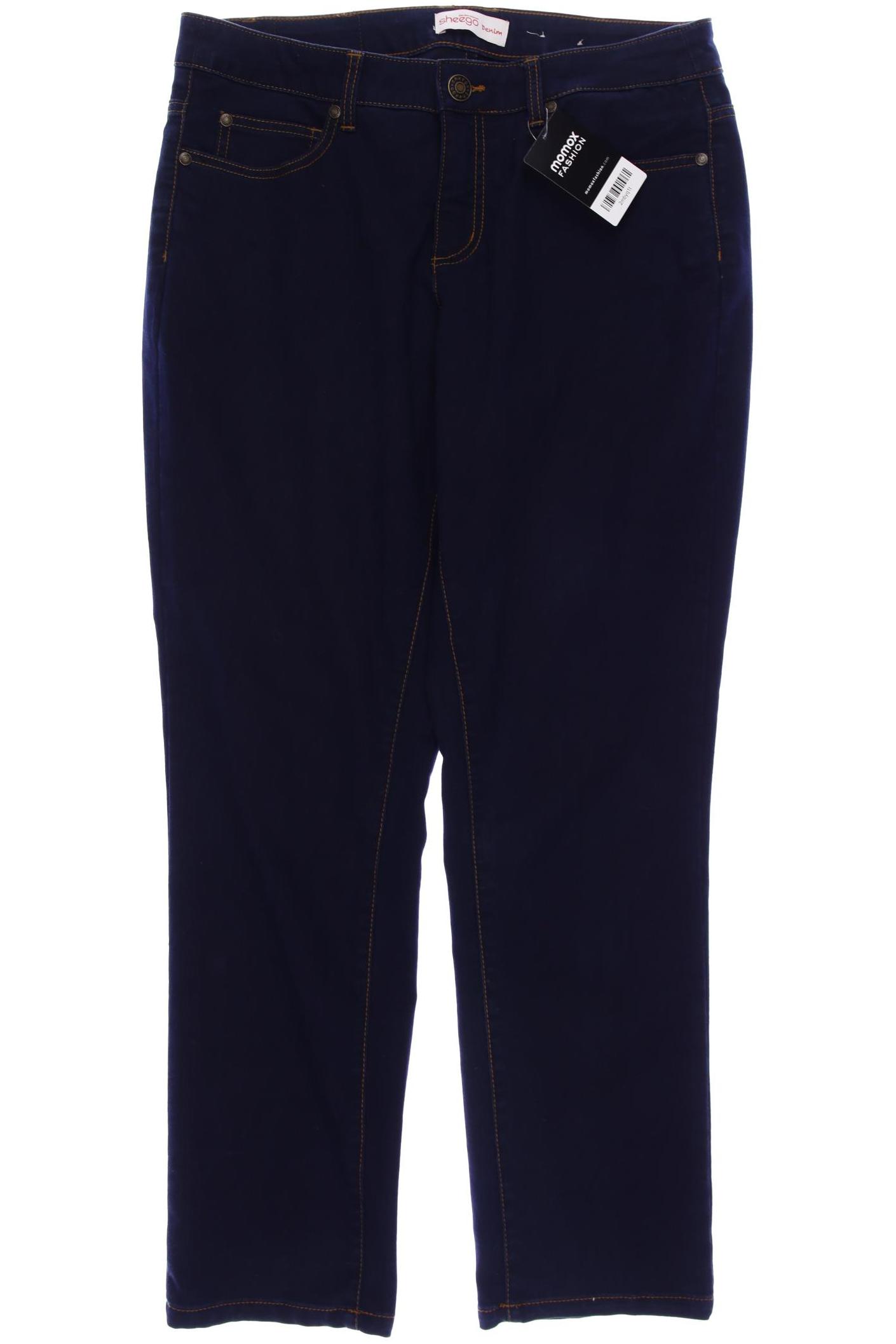 

sheego Damen Jeans, marineblau, Gr. 21