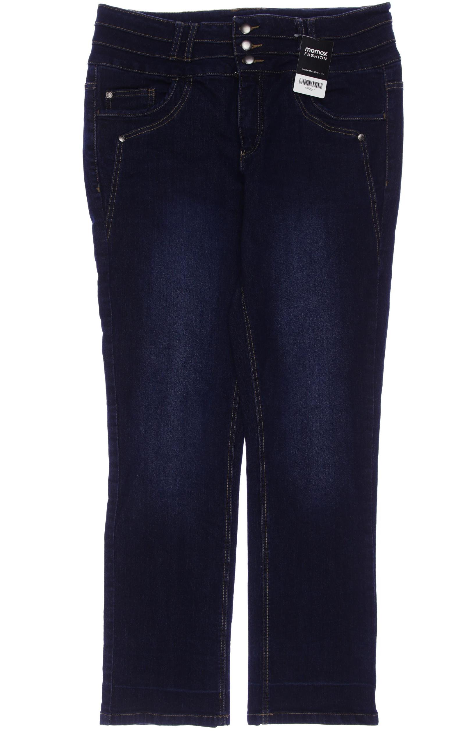 

sheego Damen Jeans, marineblau, Gr. 46