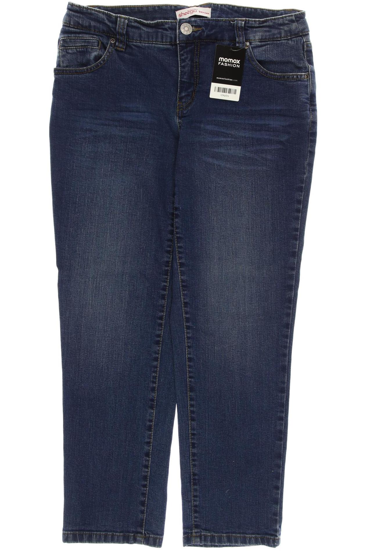 

sheego Damen Jeans, blau