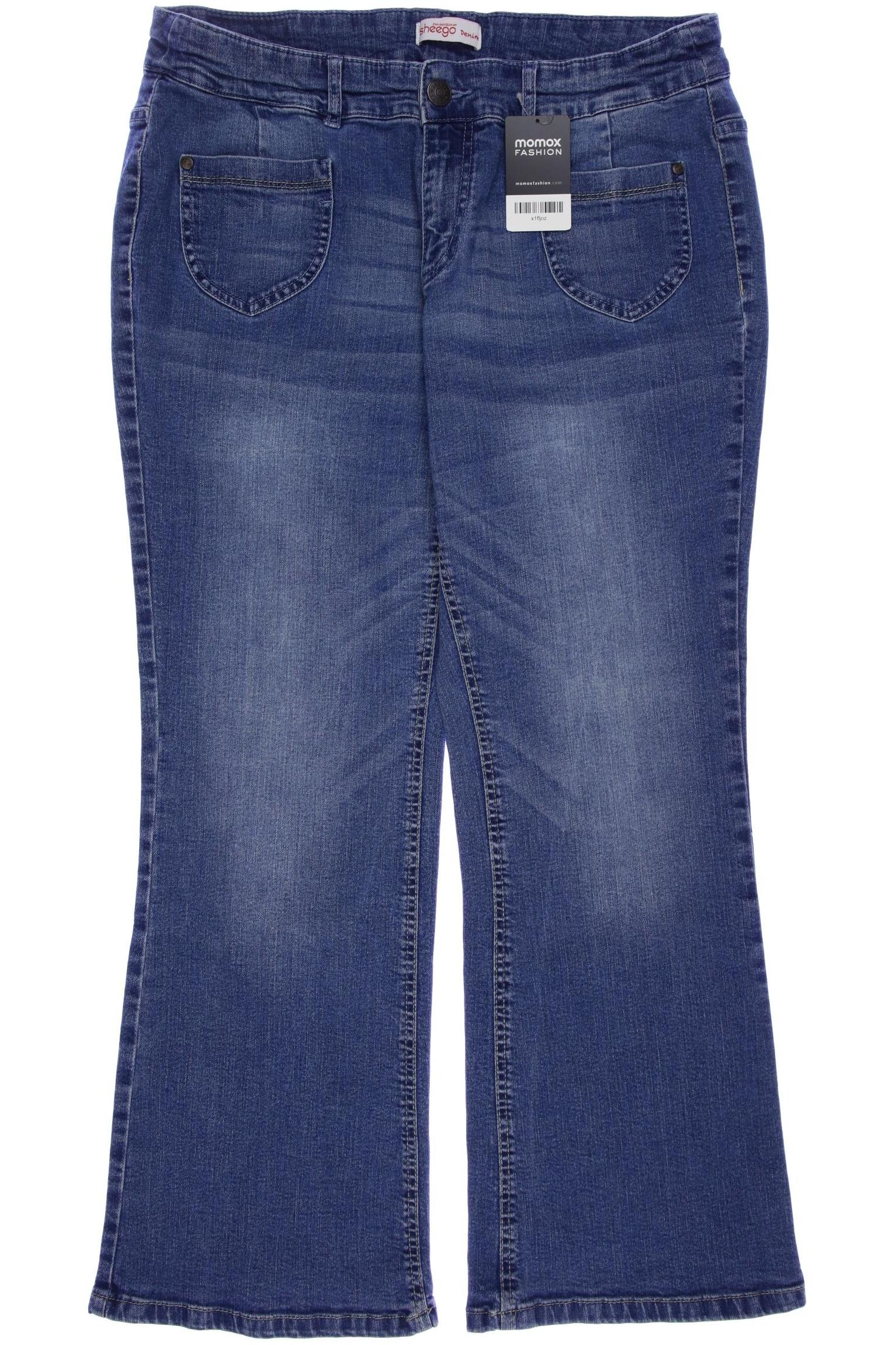 

sheego Damen Jeans, blau, Gr. 24