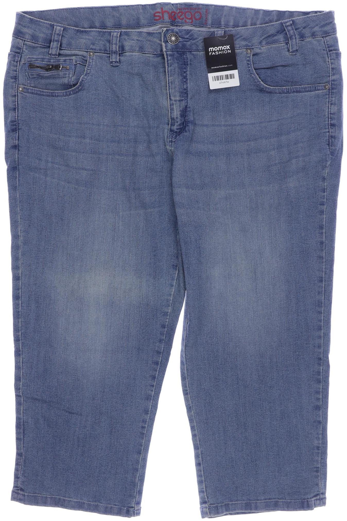 

sheego Damen Jeans, blau