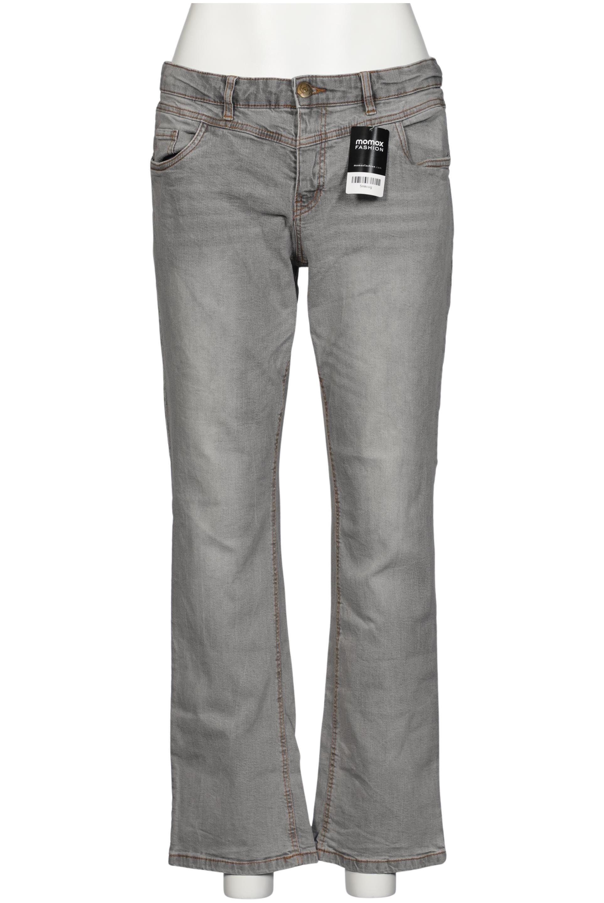 

sheego Damen Jeans, grau, Gr. 46