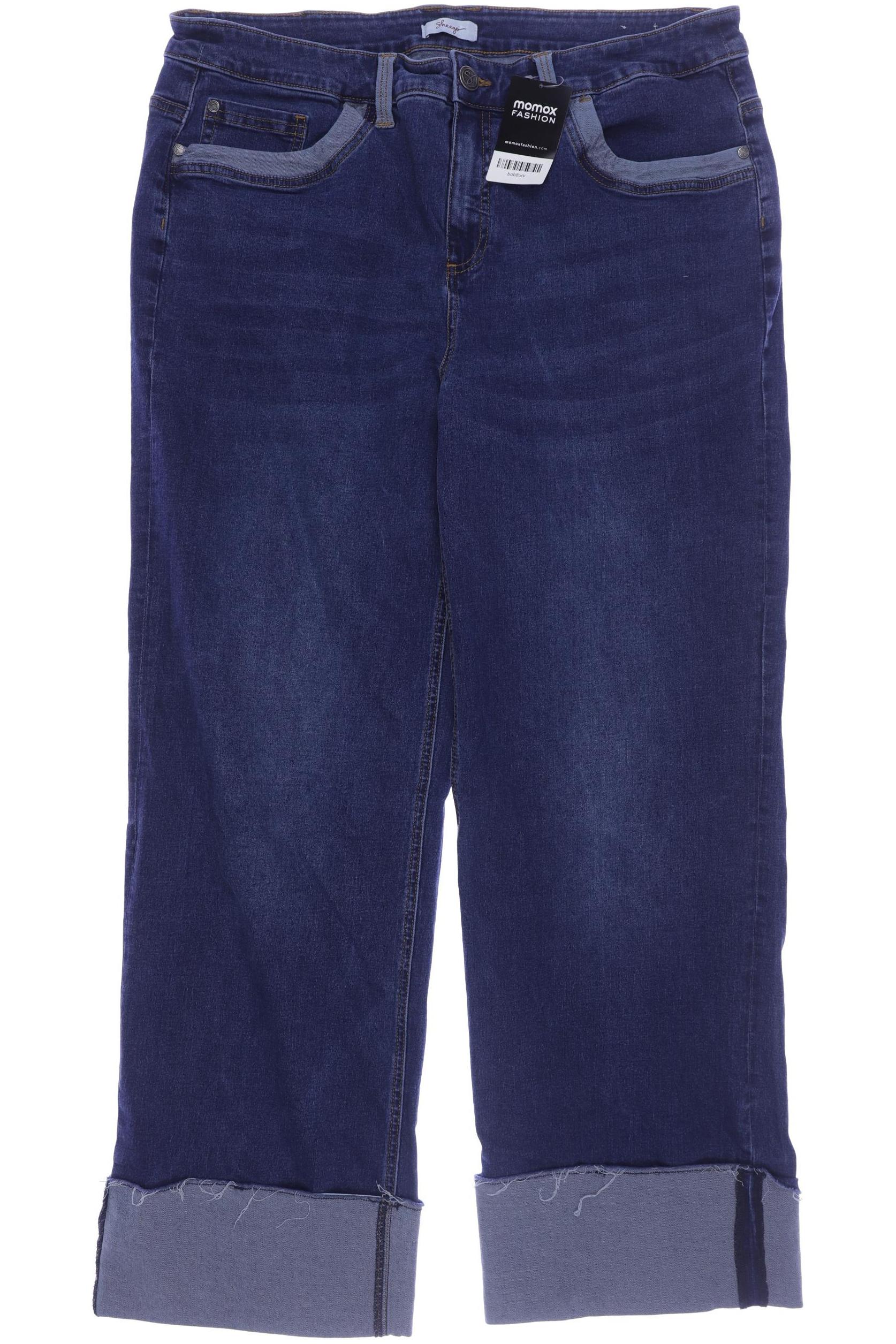 

sheego Damen Jeans, blau, Gr. 48