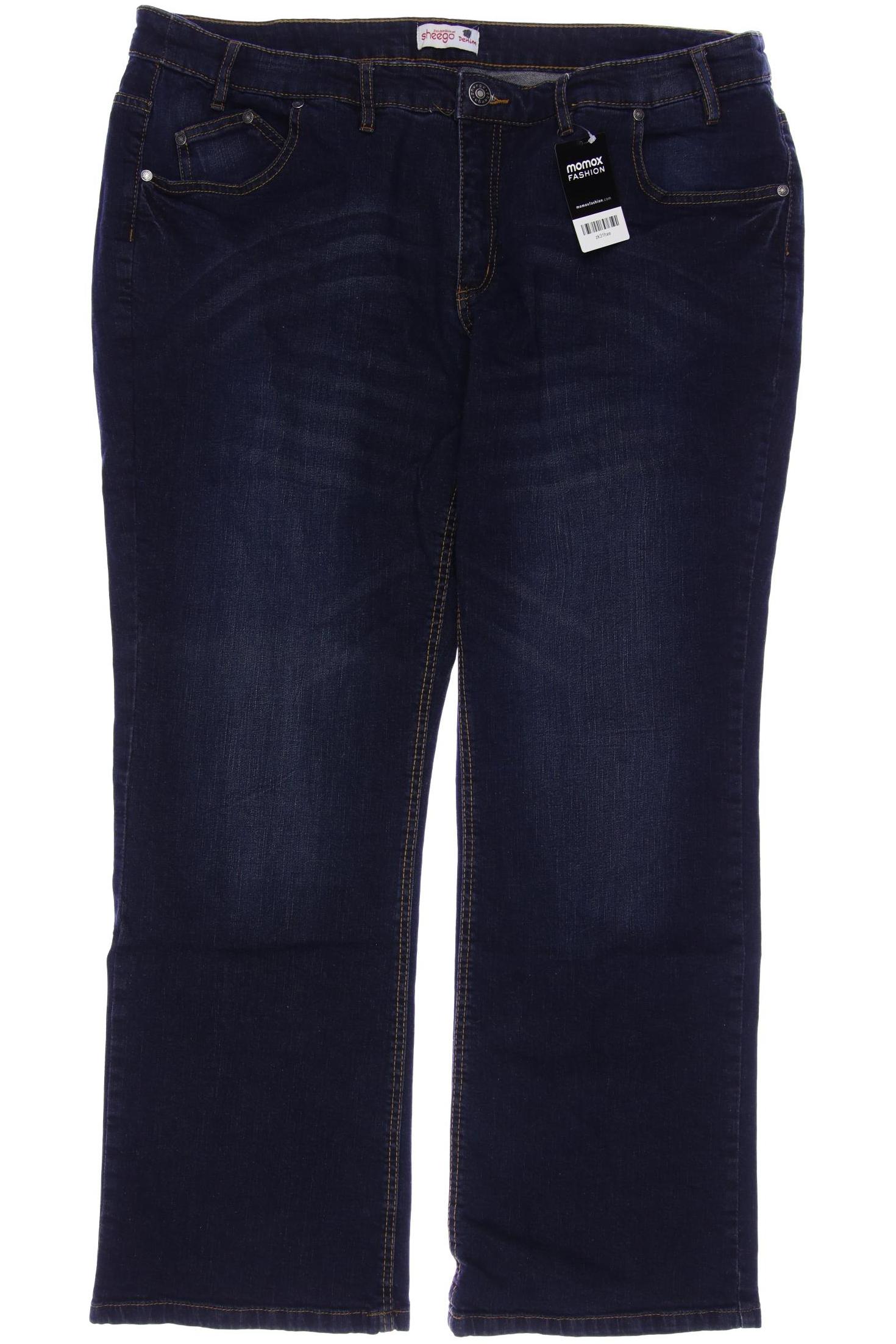 

sheego Damen Jeans, marineblau