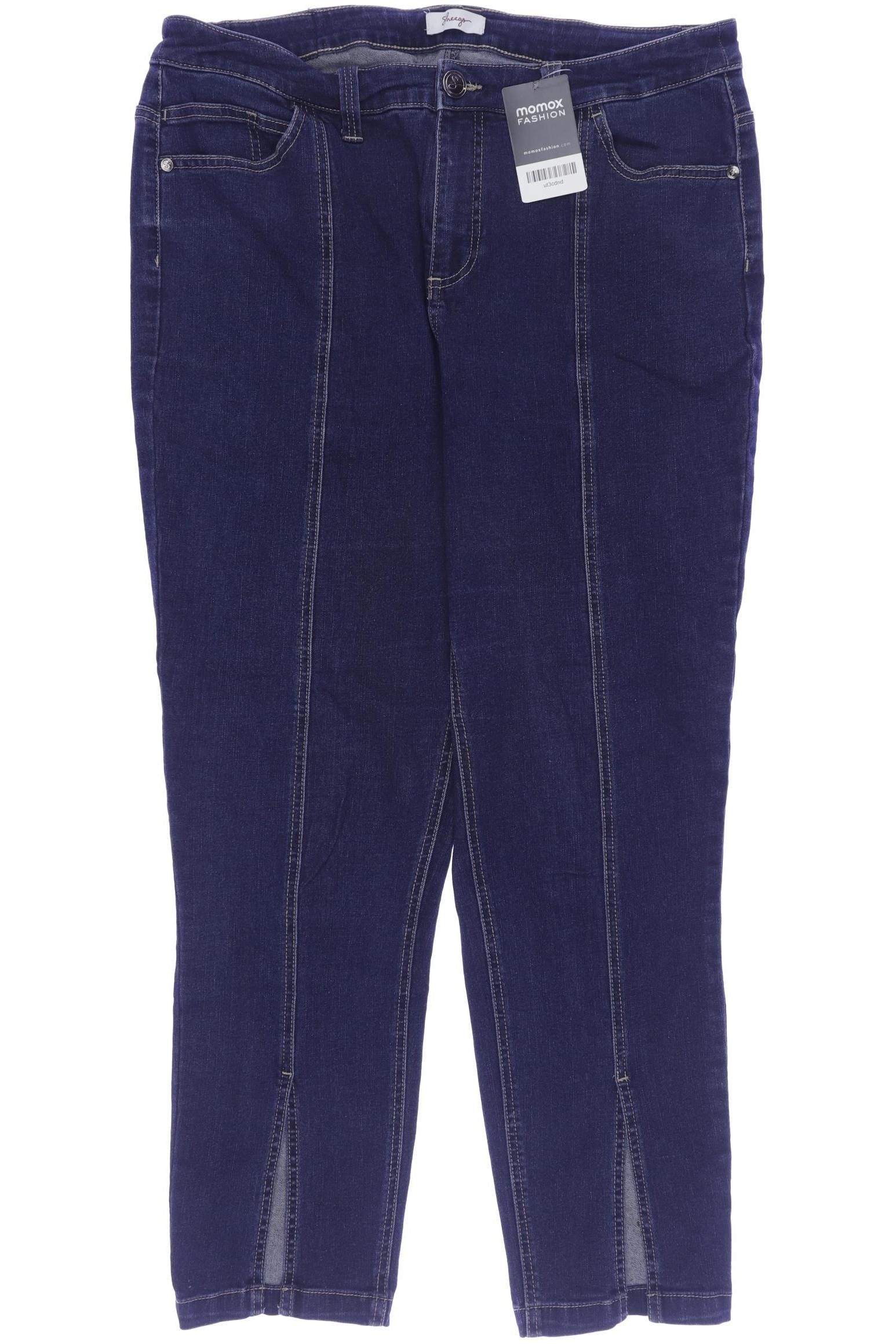 

sheego Damen Jeans, blau, Gr. 35