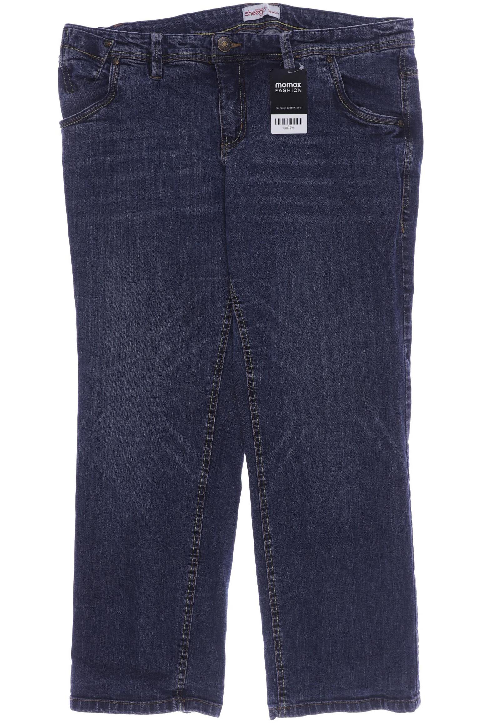 

sheego Damen Jeans, marineblau