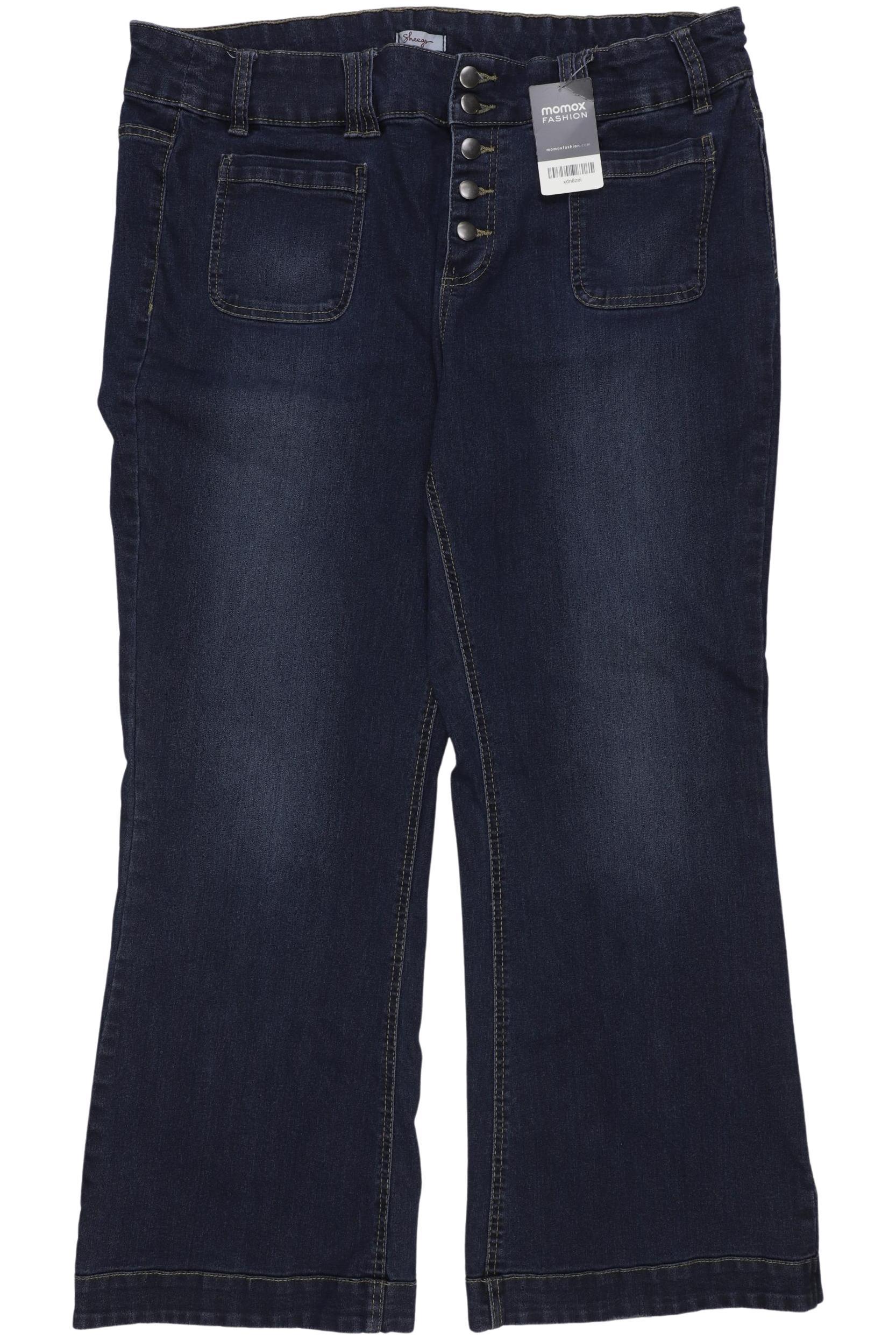 

sheego Damen Jeans, marineblau, Gr. 50