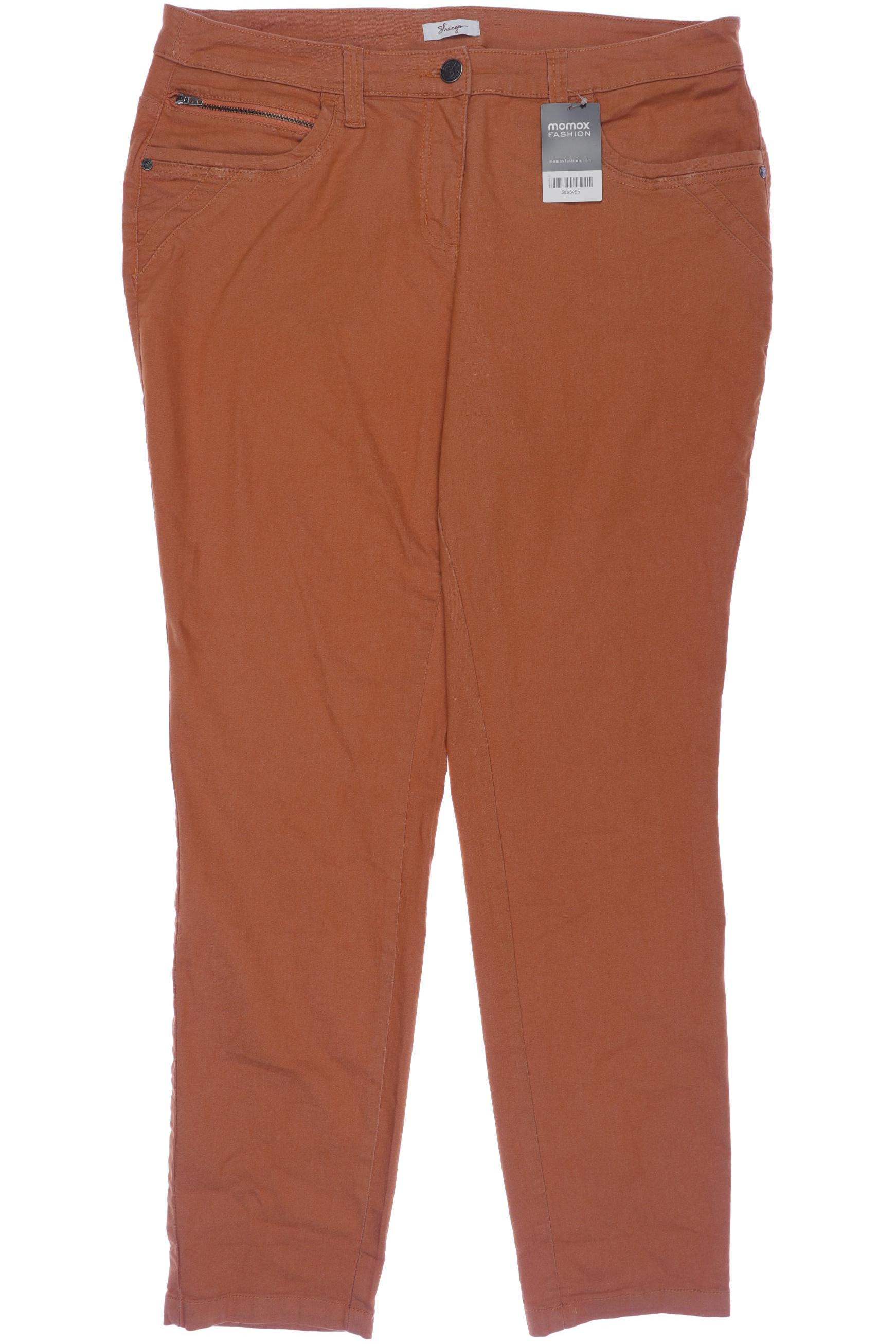

sheego Damen Jeans, orange, Gr. 48