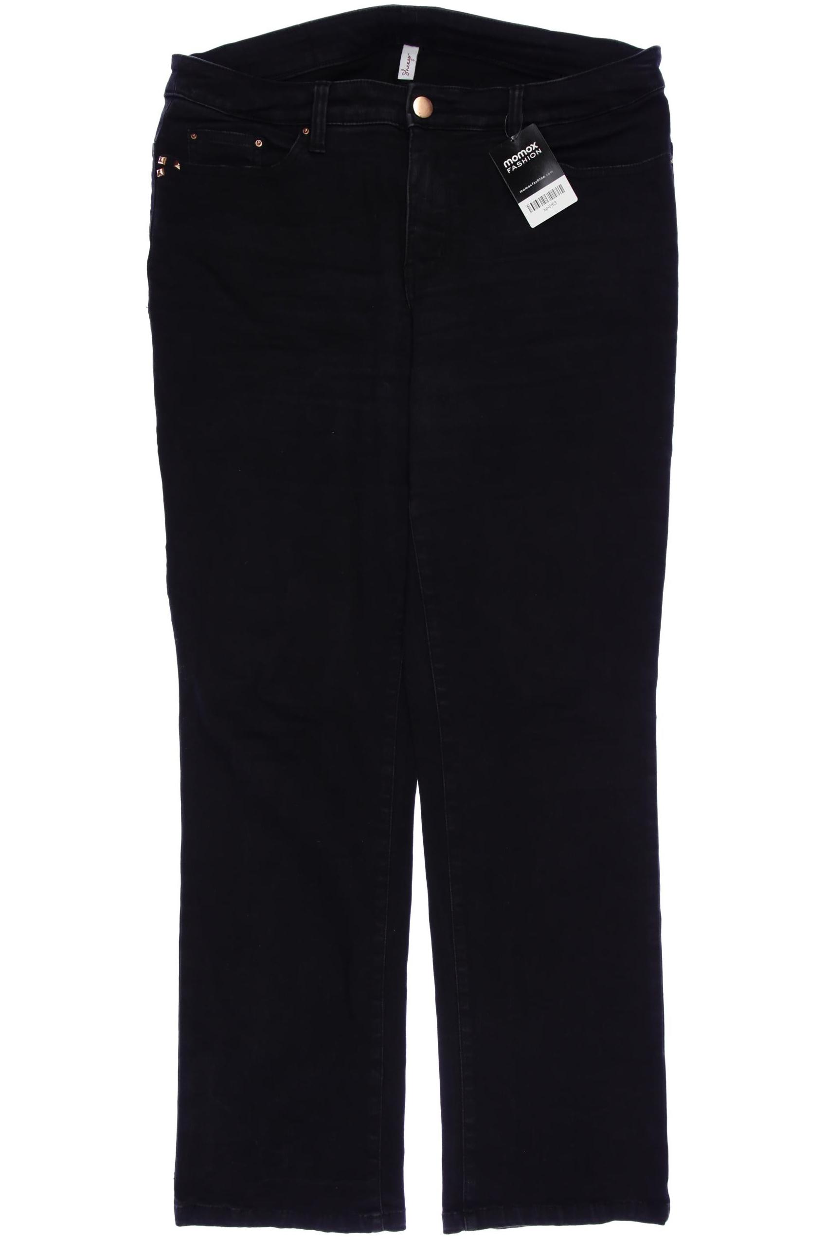

sheego Damen Jeans, schwarz, Gr. 48