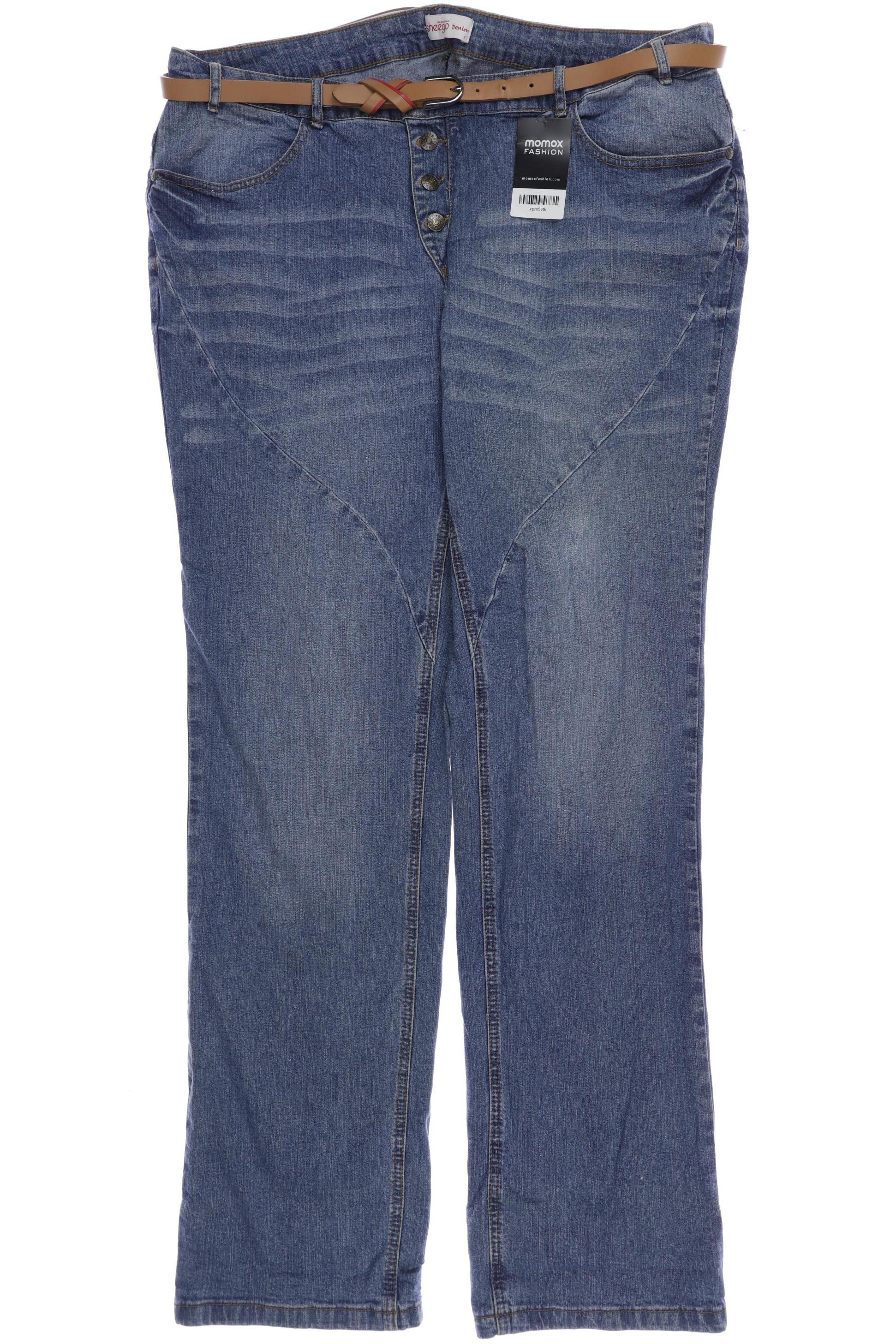 

sheego Damen Jeans, blau, Gr. 100