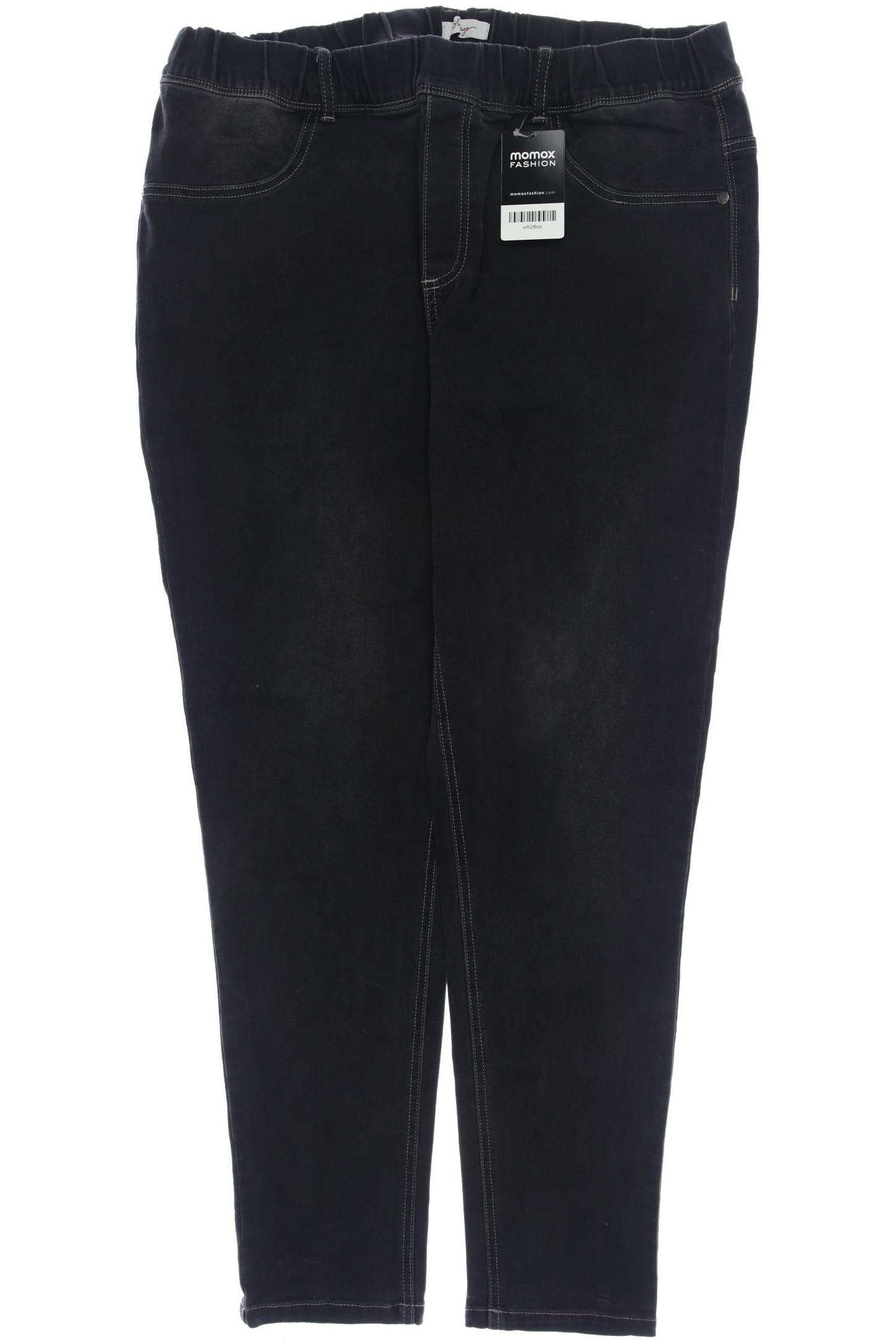 

sheego Damen Jeans, schwarz, Gr. 48