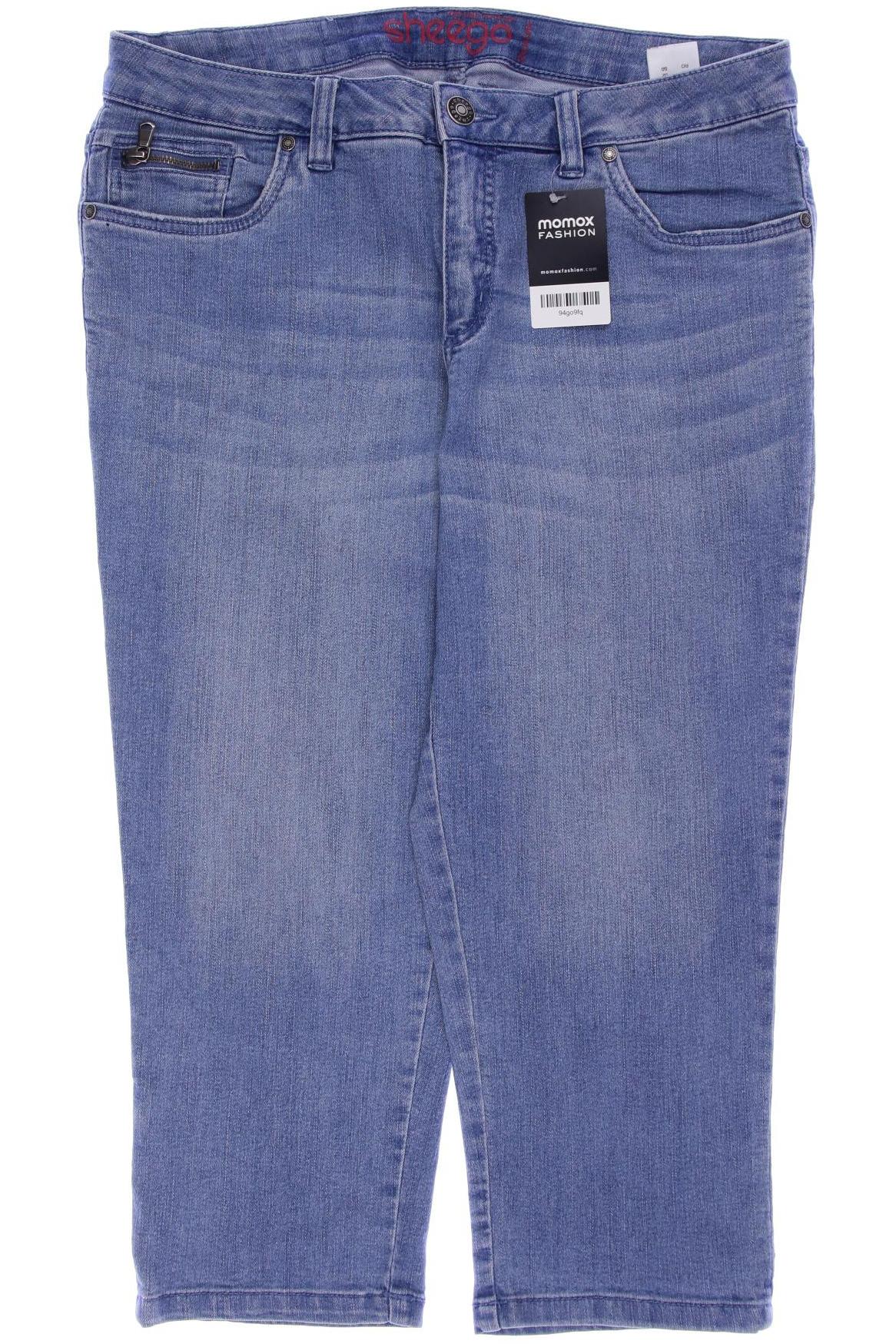 

sheego Damen Jeans, blau, Gr. 44