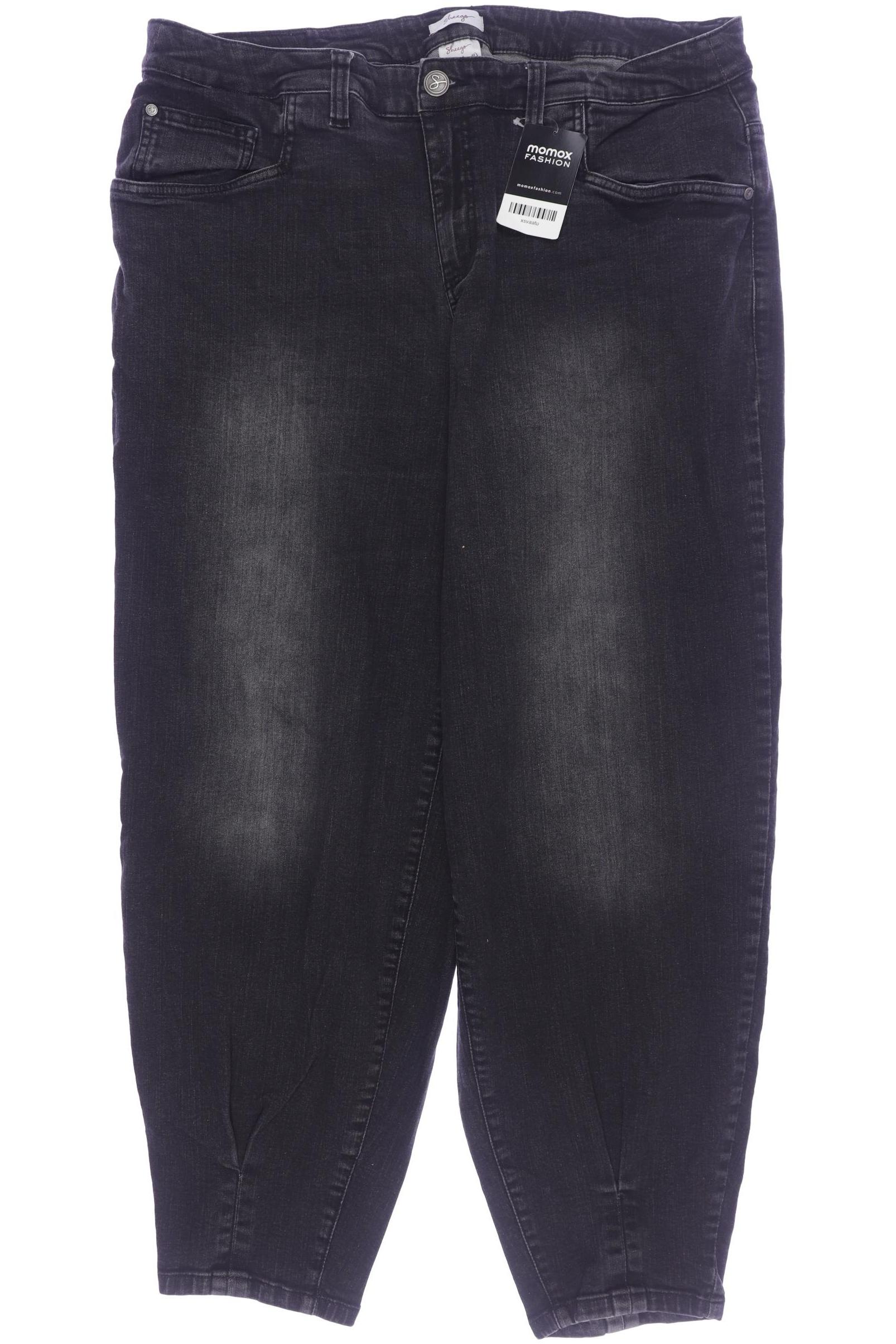 

sheego Damen Jeans, schwarz, Gr. 48