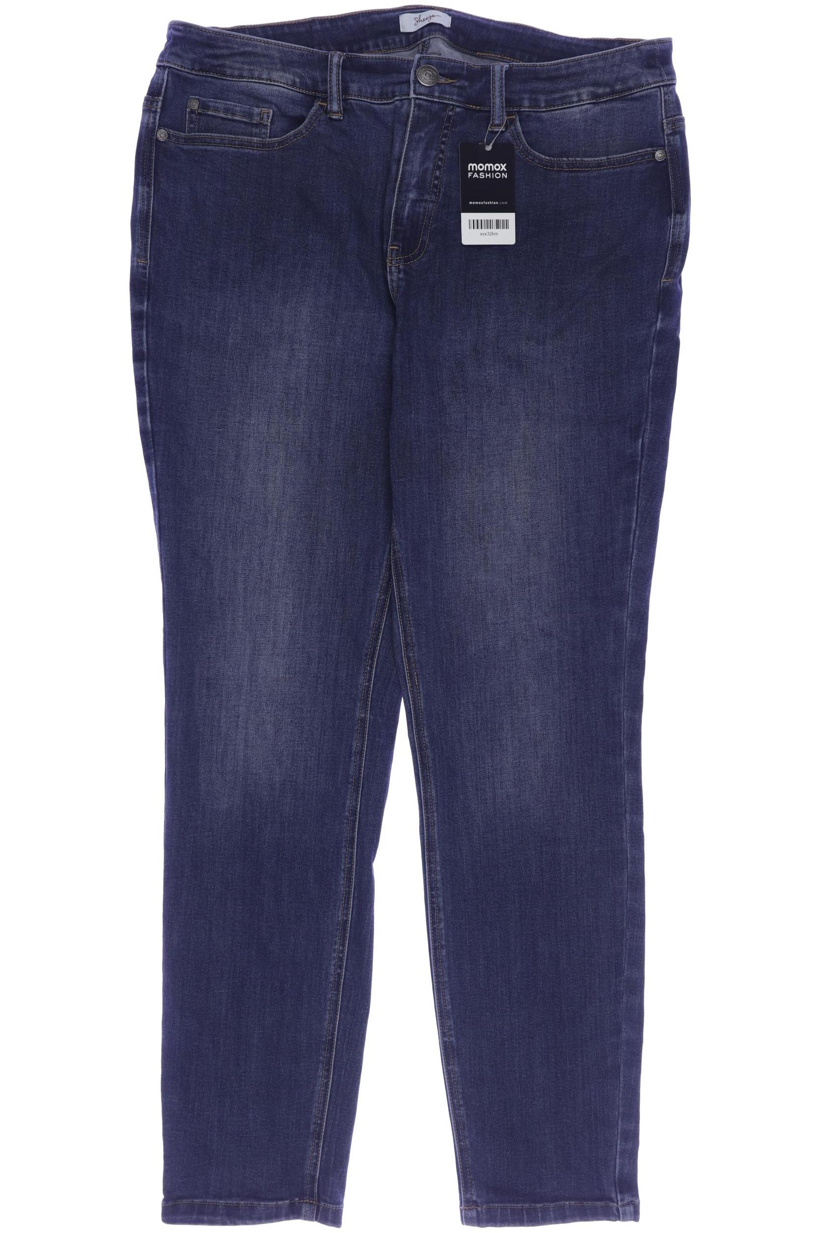 

sheego Damen Jeans, marineblau, Gr. 46