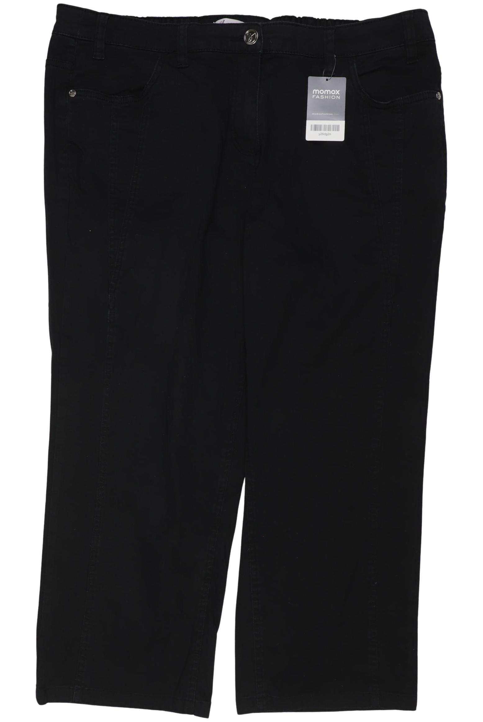 

sheego Damen Jeans, schwarz, Gr. 50