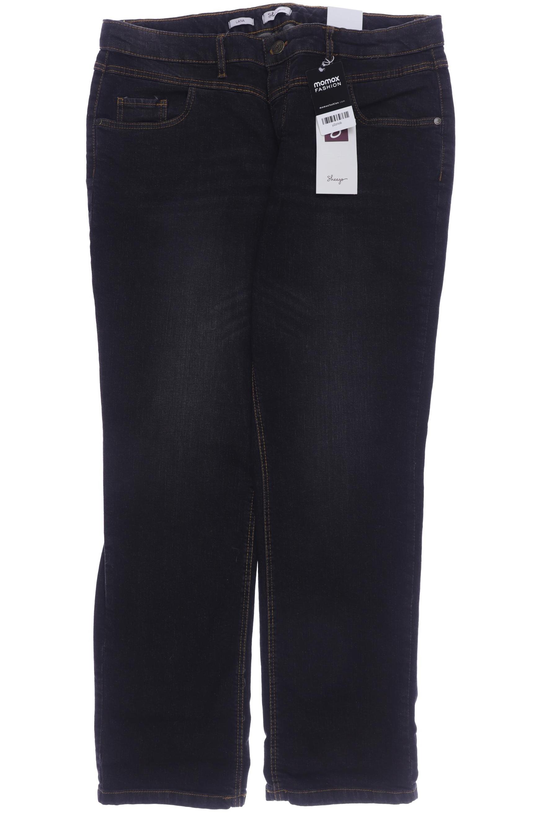 

sheego Damen Jeans, schwarz