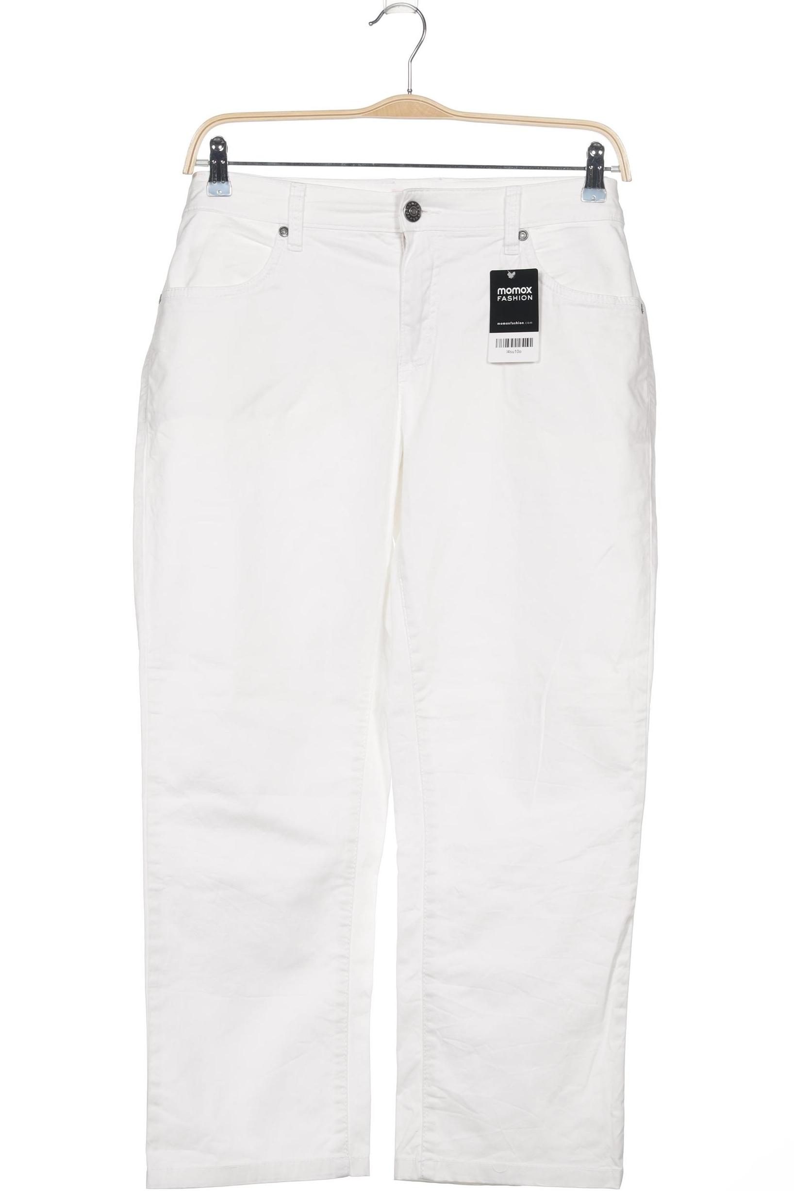 

sheego Damen Jeans, weiß, Gr. 46