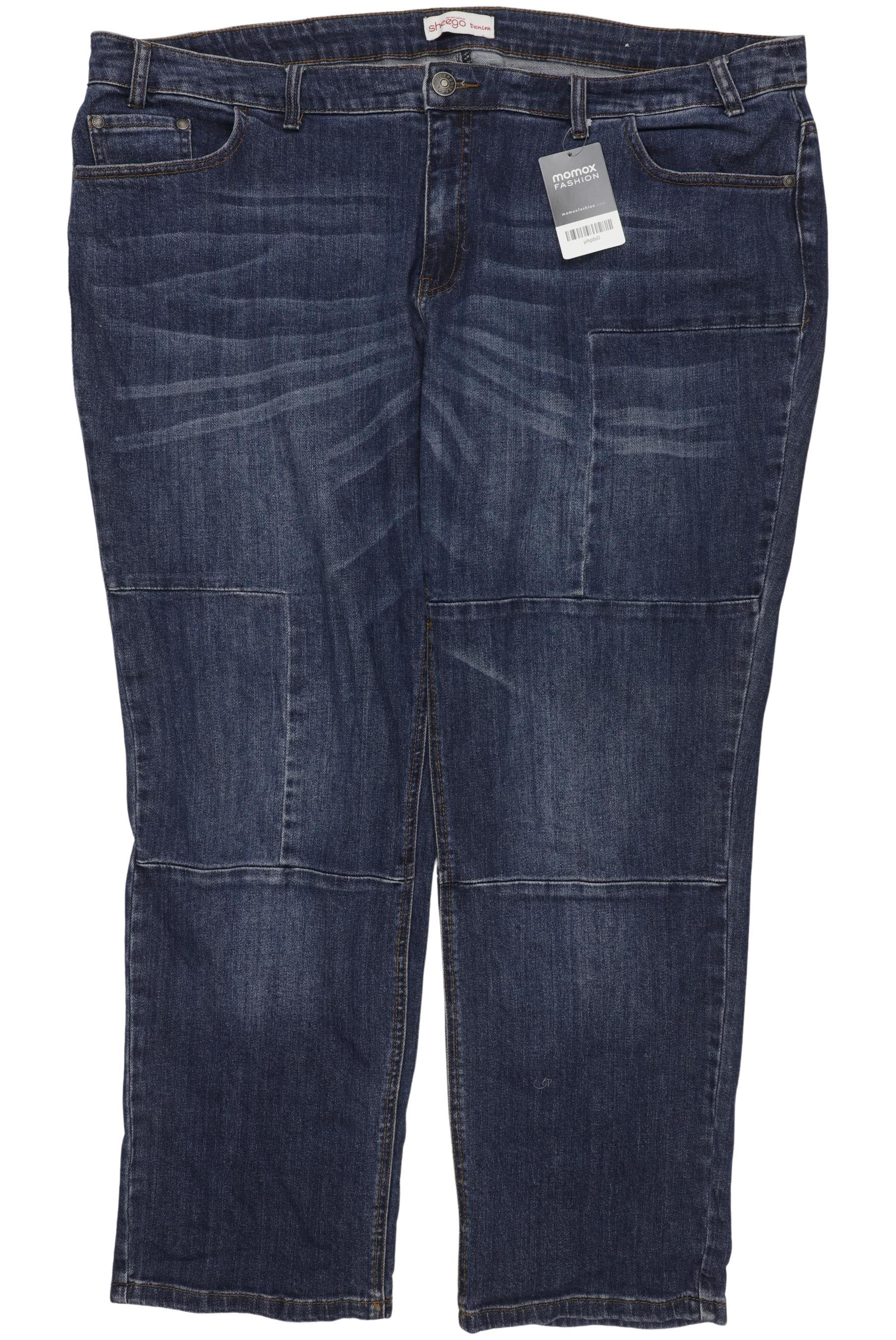 

sheego Damen Jeans, blau, Gr. 52