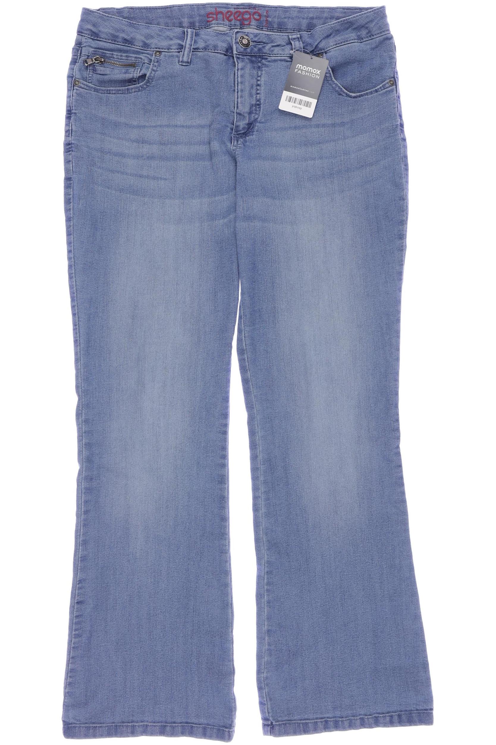 

sheego Damen Jeans, blau, Gr. 44
