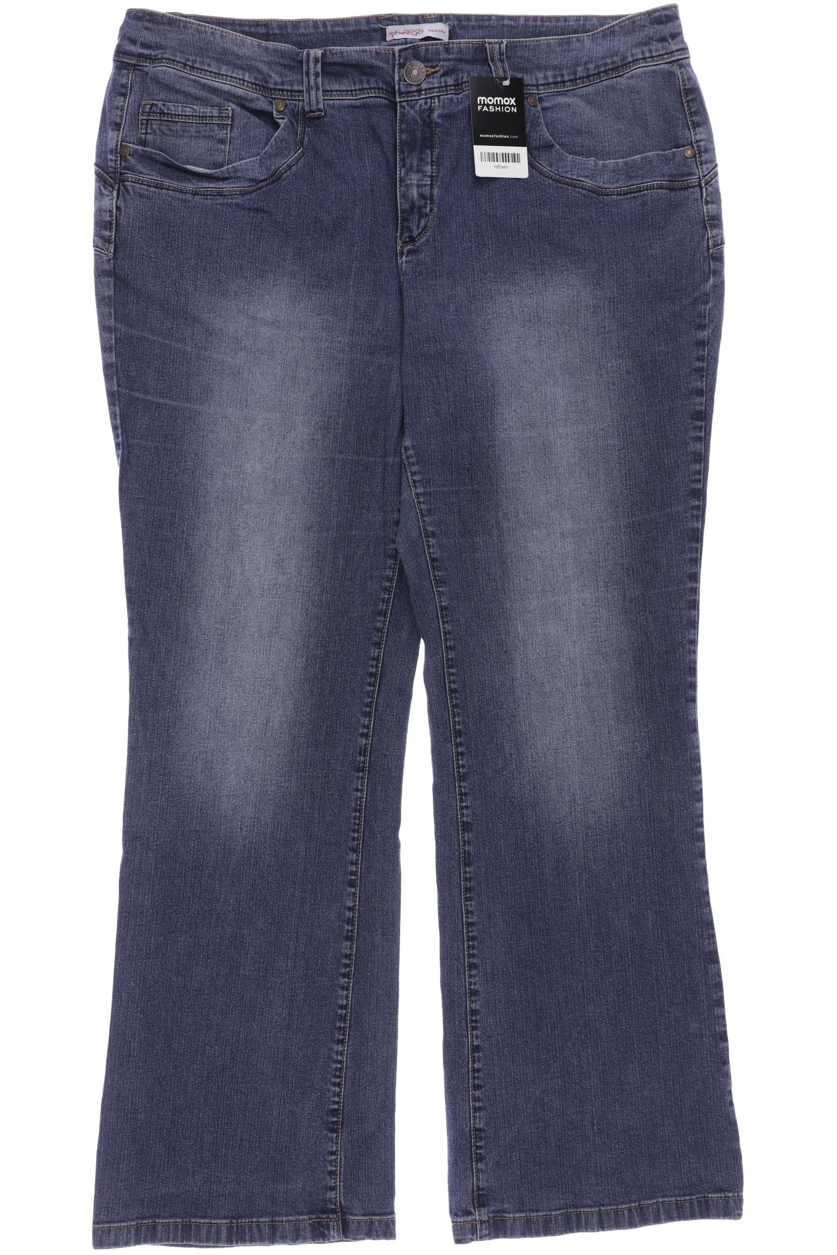 

sheego Damen Jeans, blau, Gr. 48