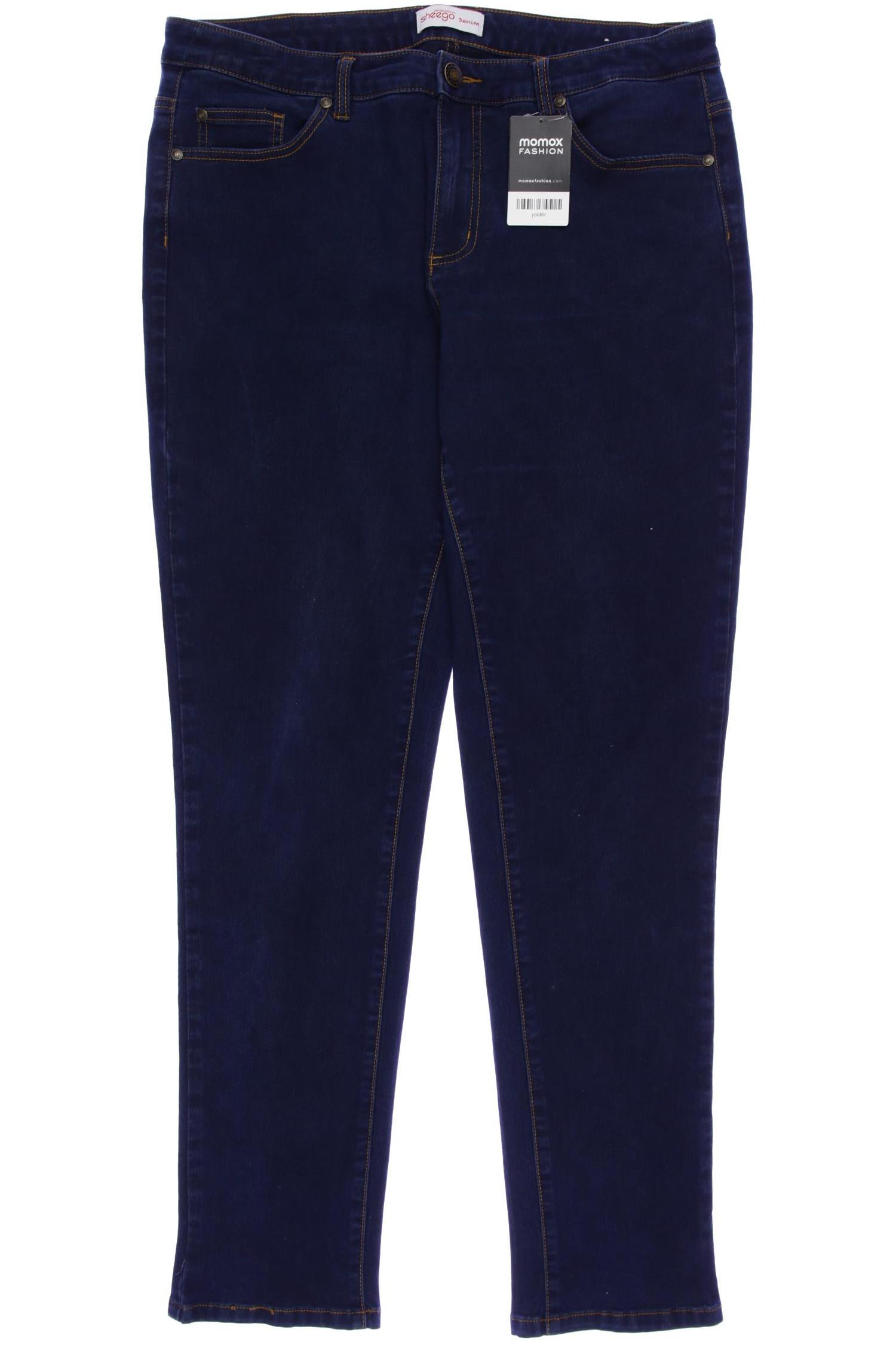 

sheego Damen Jeans, marineblau, Gr. 92