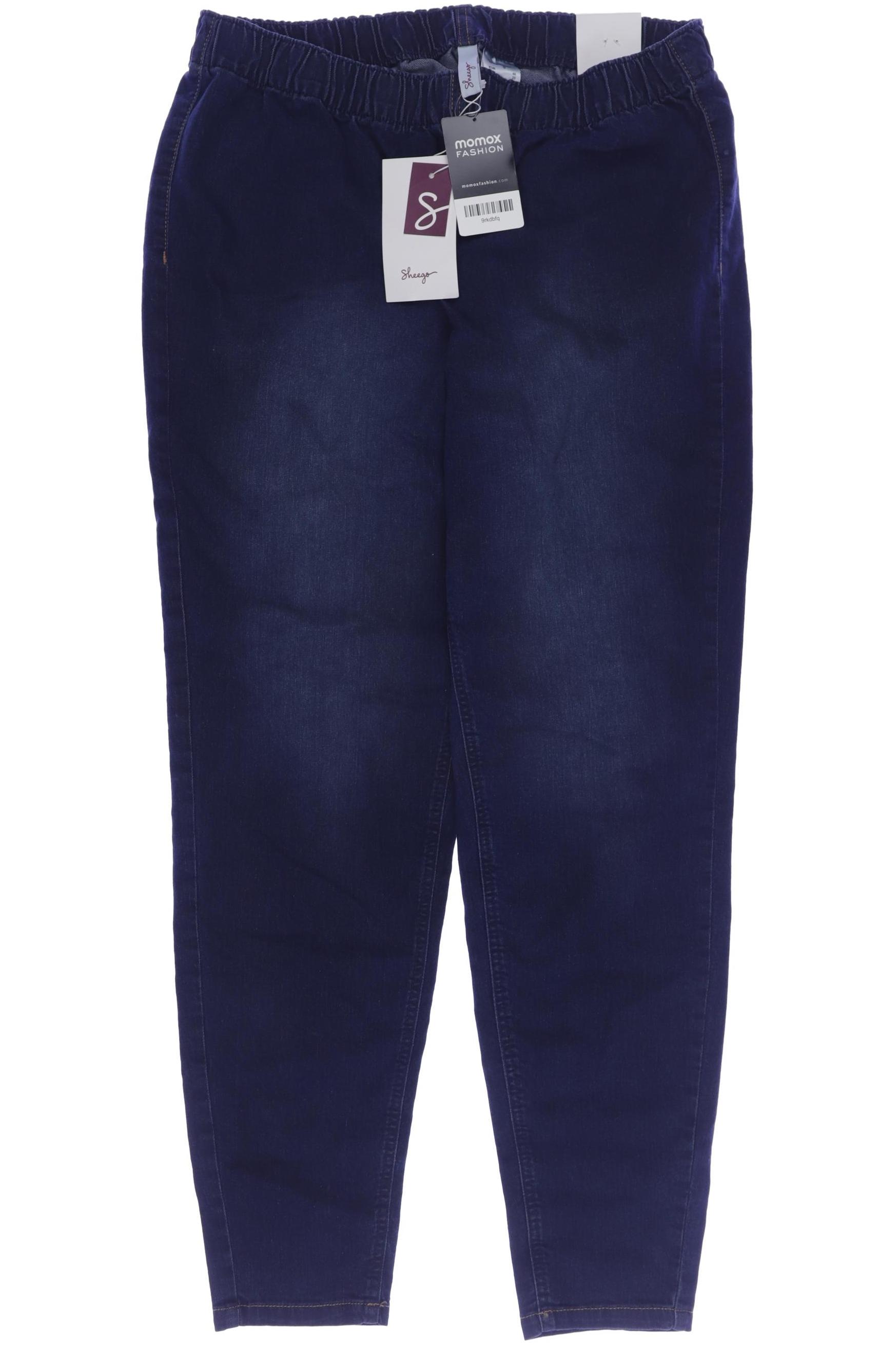 

sheego Damen Jeans, blau, Gr. 46