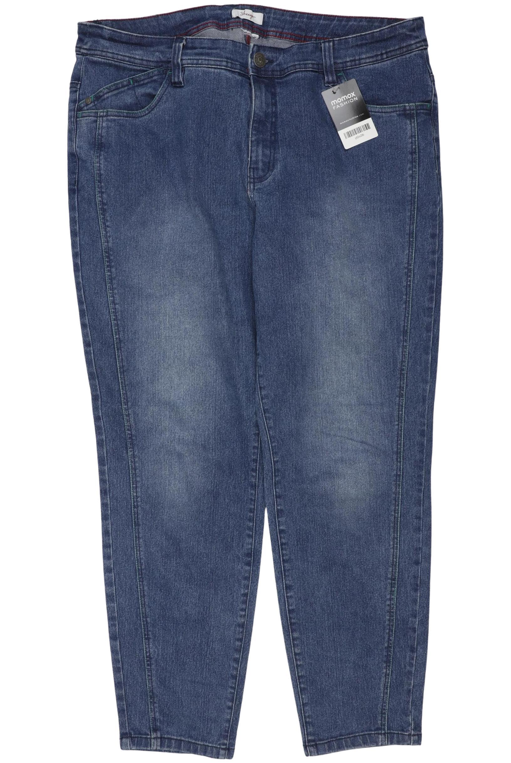 

sheego Damen Jeans, blau, Gr. 42