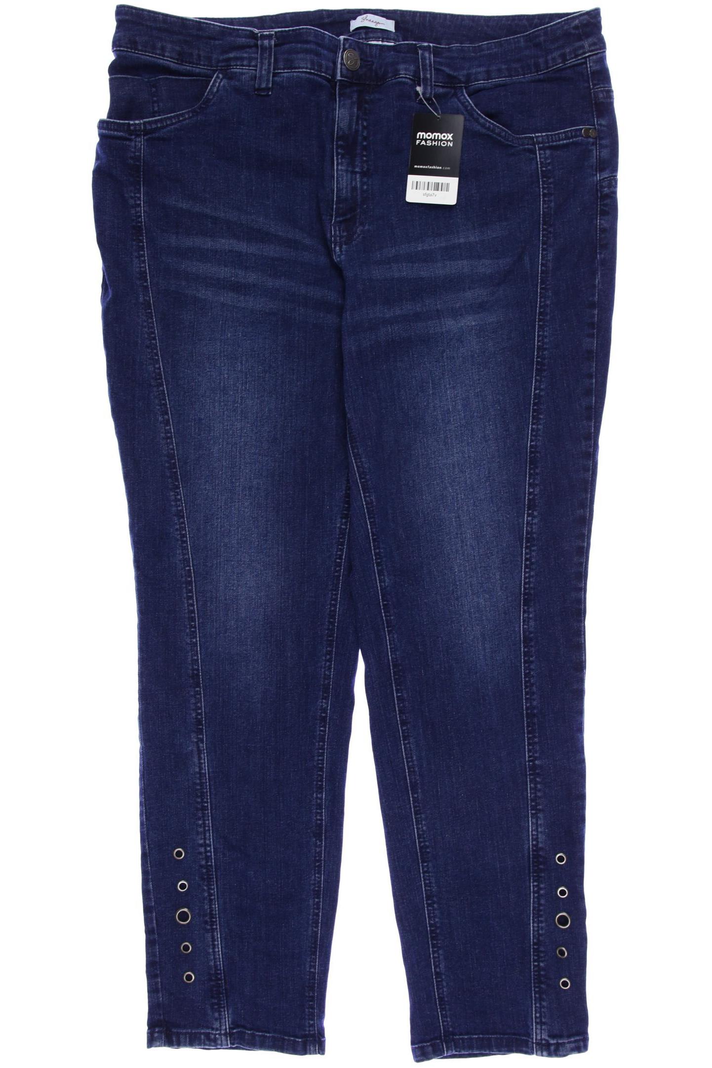 

sheego Damen Jeans, marineblau, Gr. 48