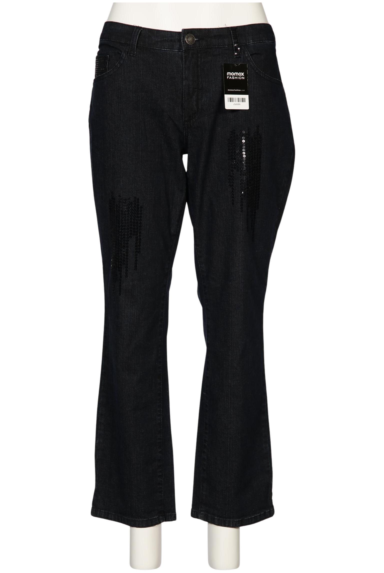 

sheego Damen Jeans, marineblau, Gr. 23