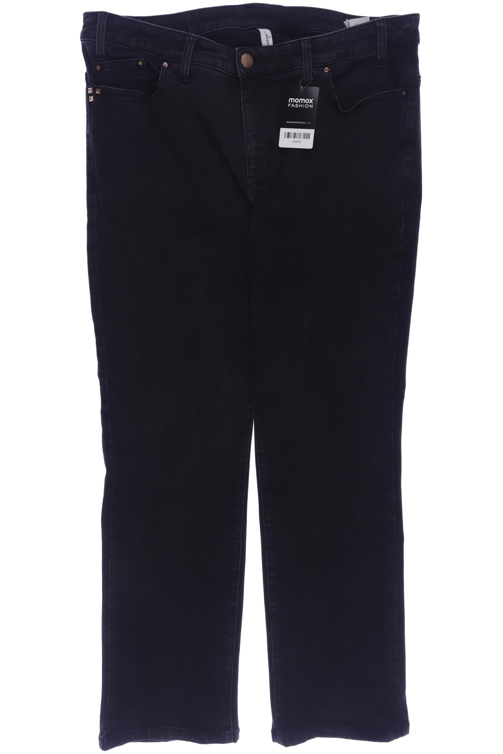 

sheego Damen Jeans, schwarz, Gr. 50