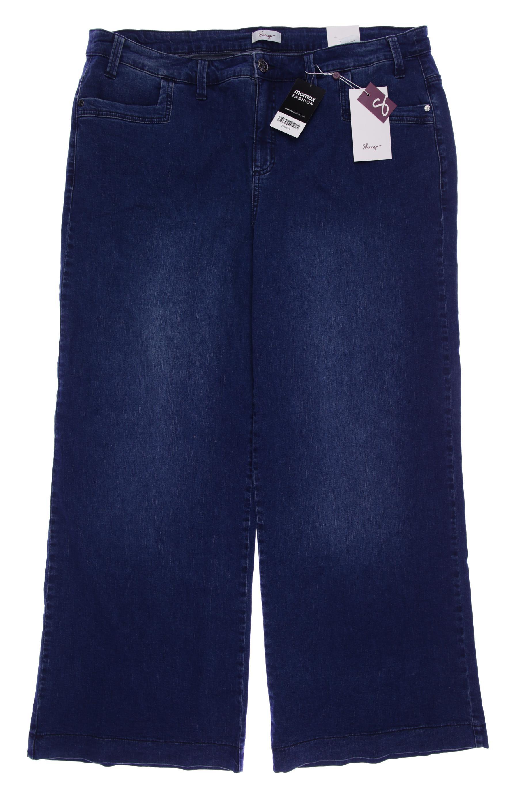 

sheego Damen Jeans, marineblau