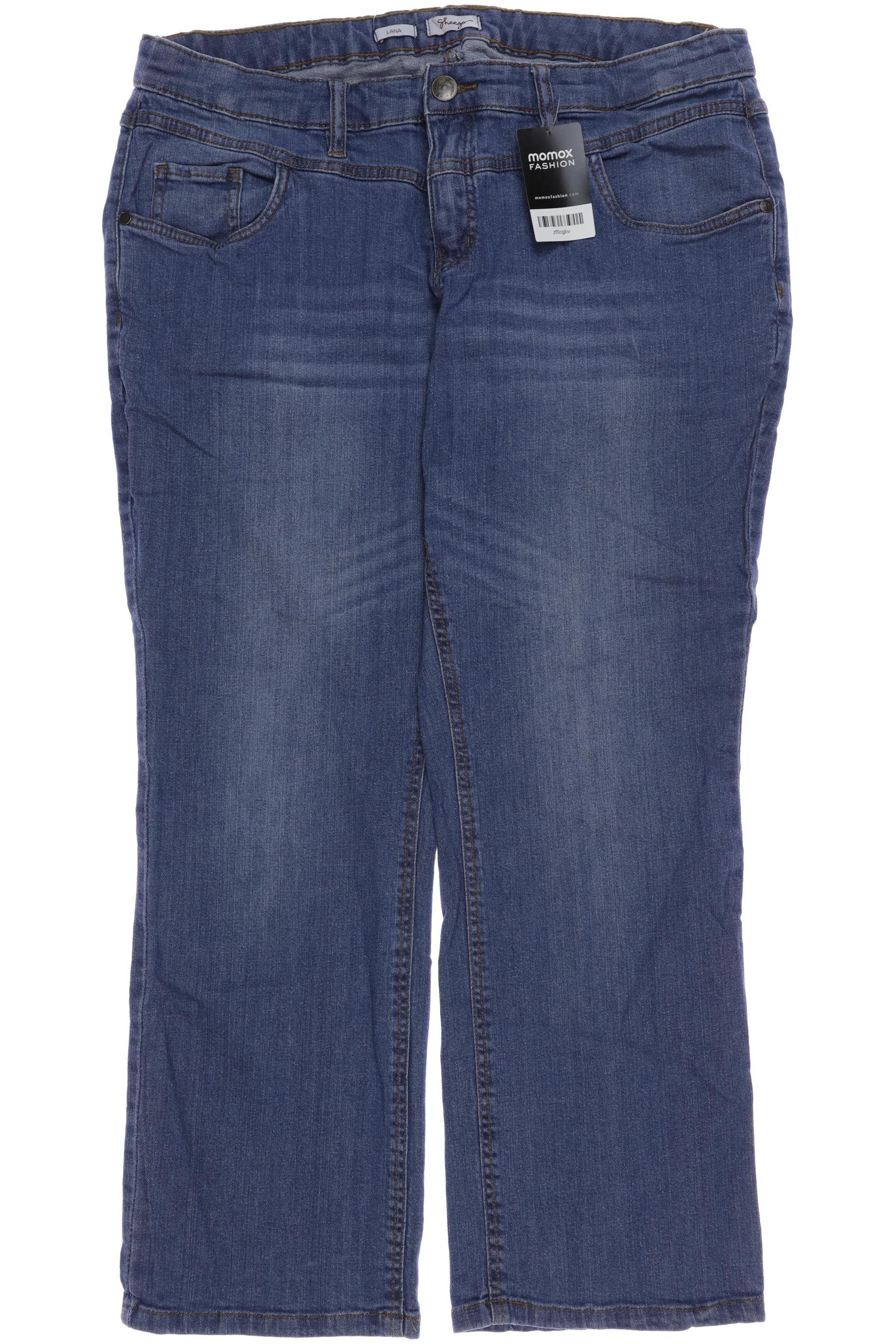 

sheego Damen Jeans, blau, Gr. 24