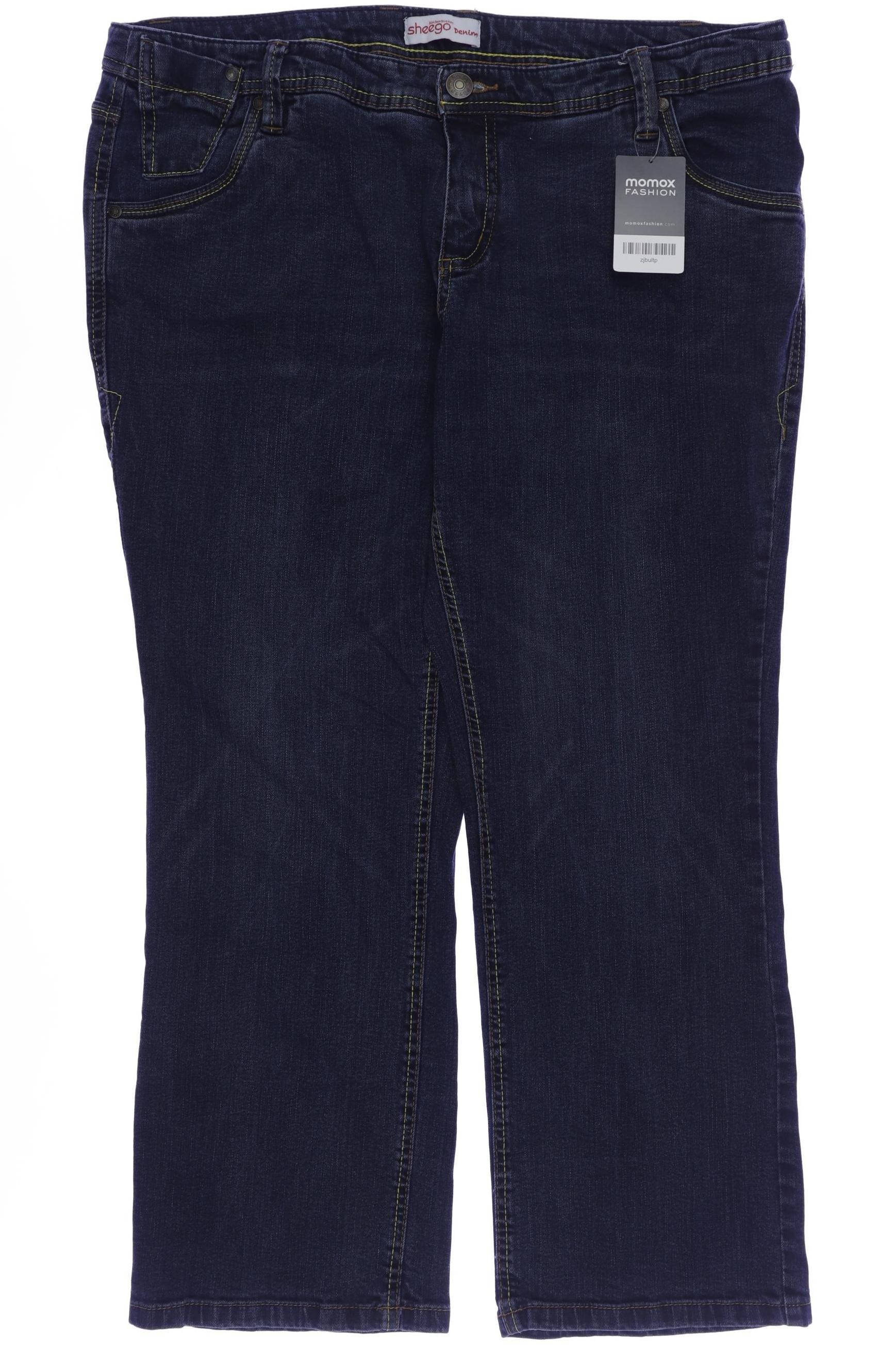 

sheego Damen Jeans, marineblau, Gr. 23