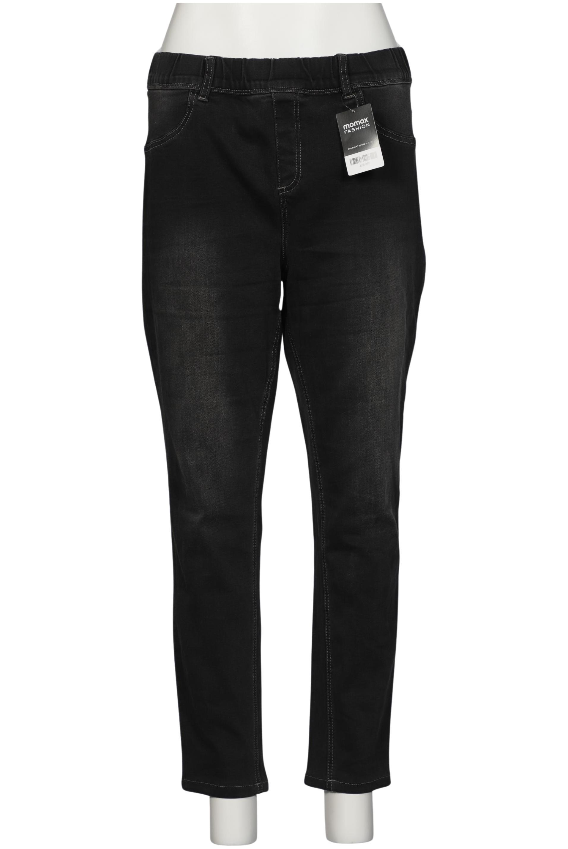 

sheego Damen Jeans, schwarz, Gr. 48