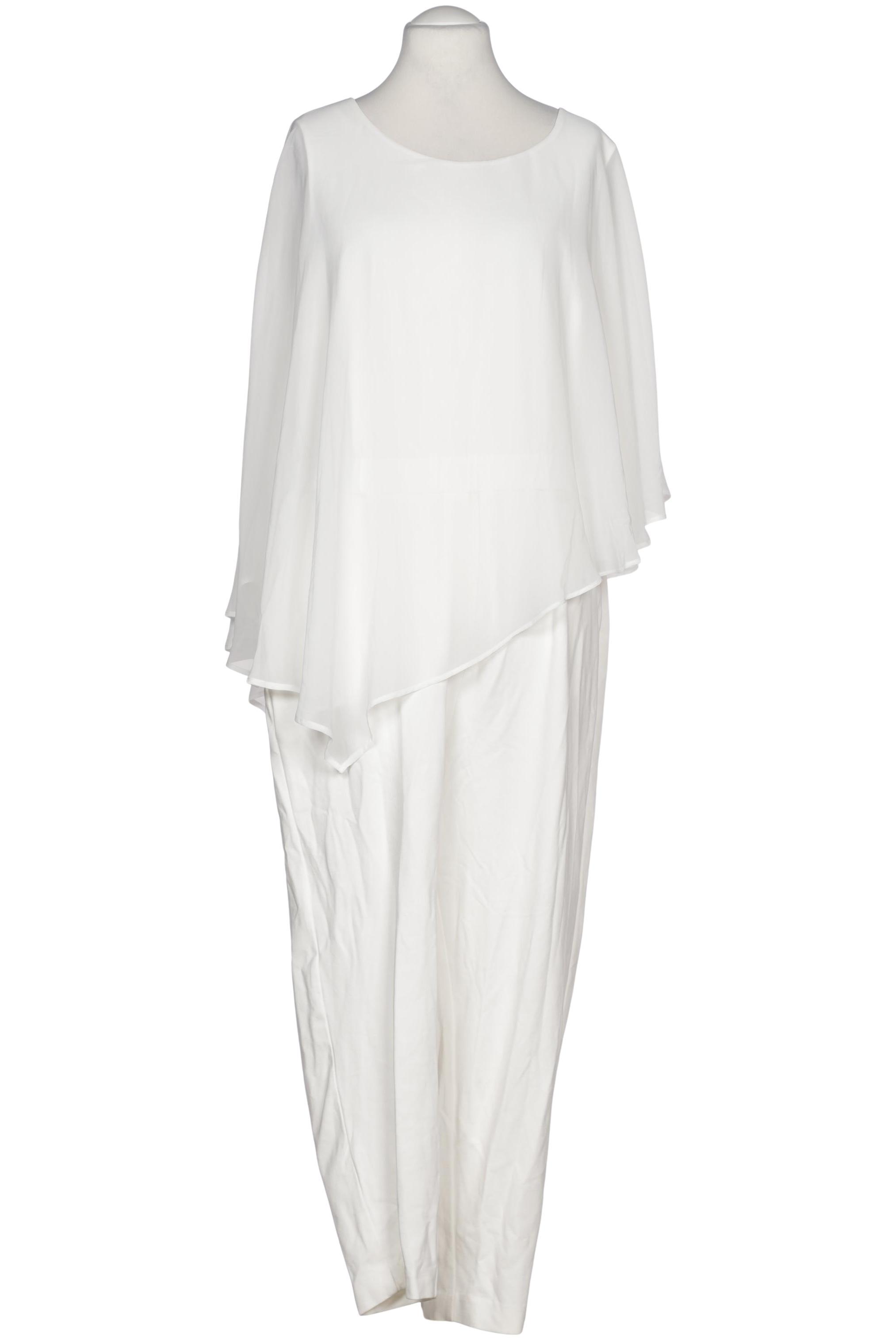 

sheego Damen Jumpsuit/Overall, weiß, Gr. 48