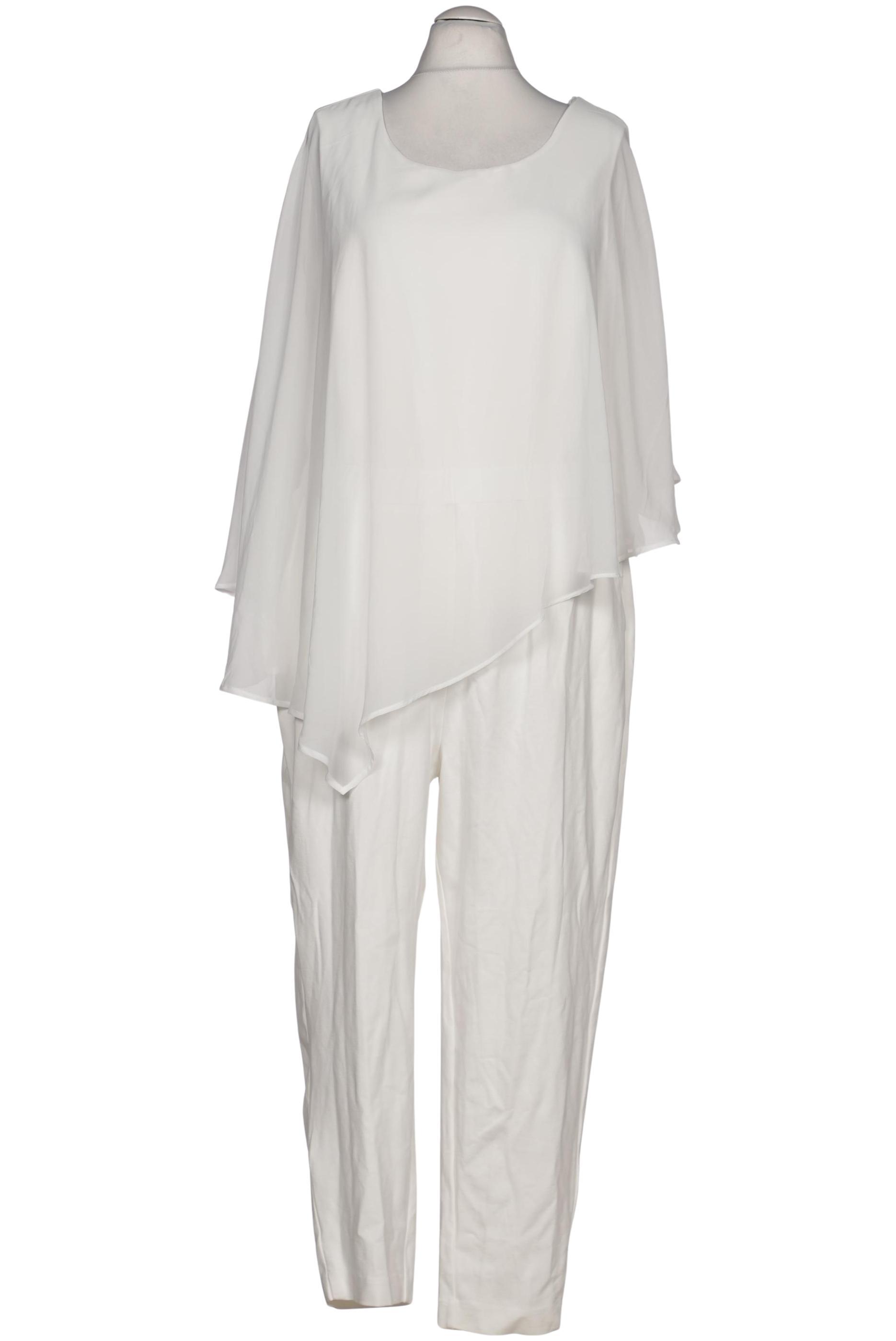 

sheego Damen Jumpsuit/Overall, weiß, Gr. 48