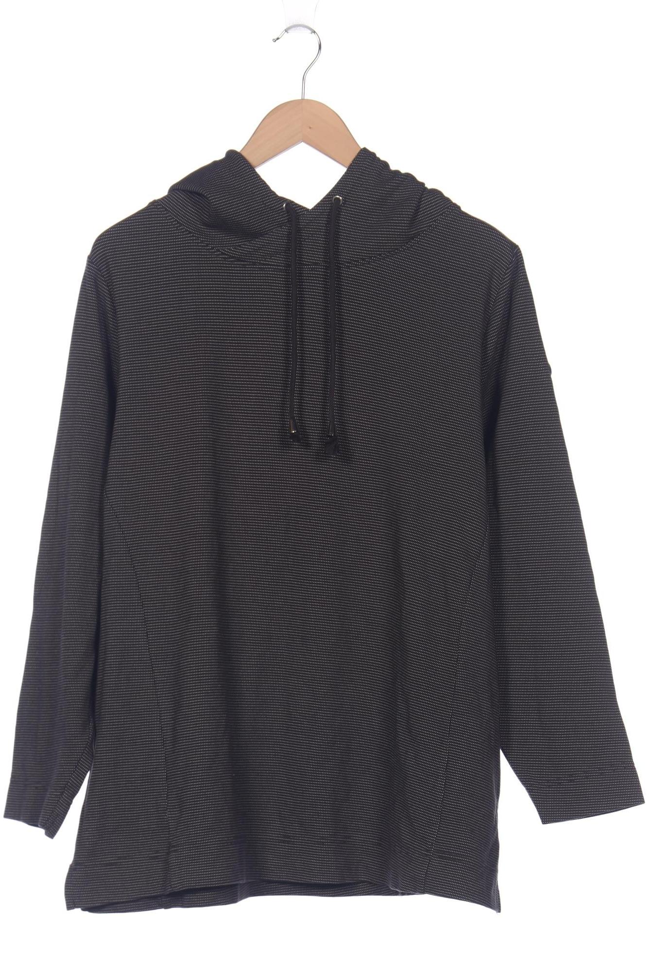 

sheego Damen Kapuzenpullover, grau, Gr. 48