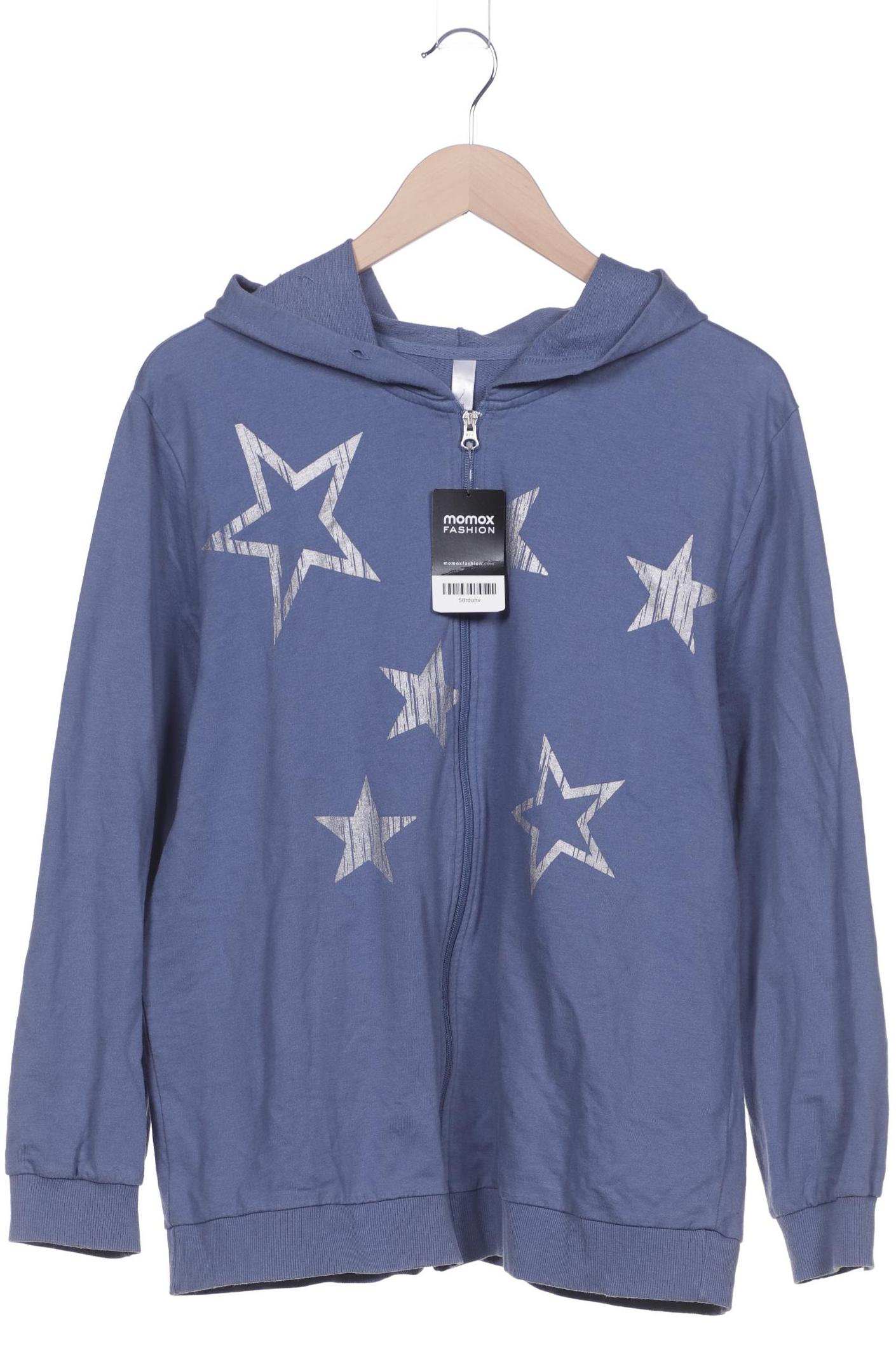 

sheego Damen Kapuzenpullover, blau
