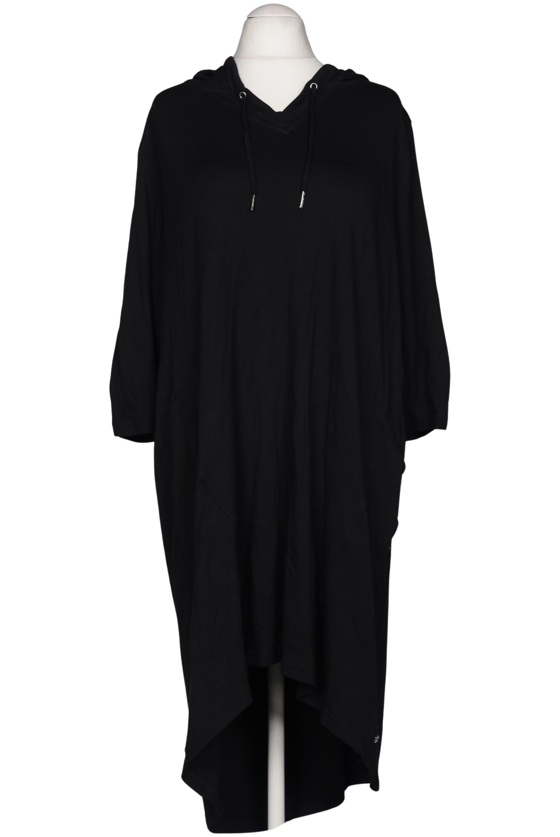 

sheego Damen Kapuzenpullover, schwarz, Gr. 52